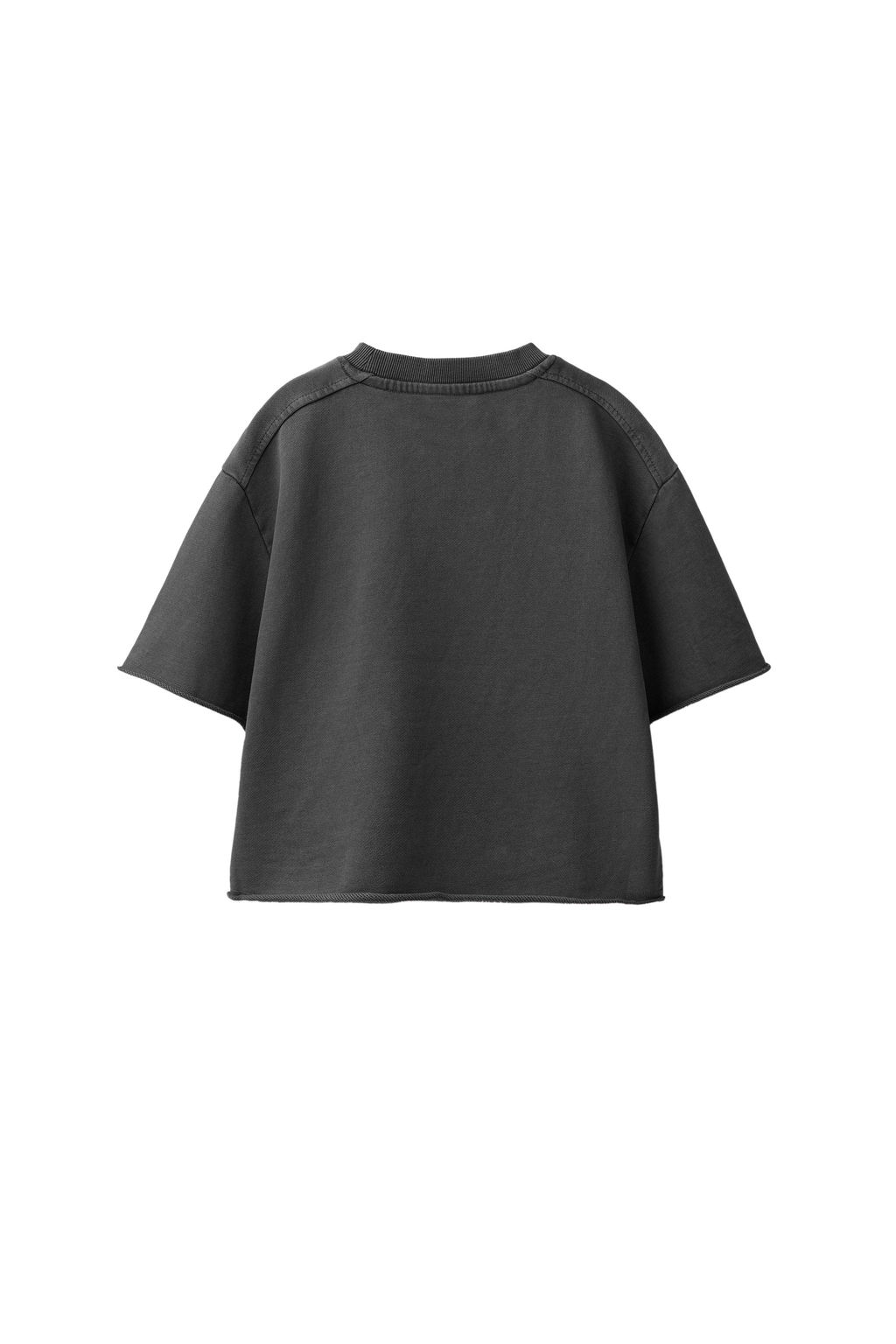 CAMISETA JOGGING EFECTO LAVADO / Gris oscuro - Zara фото 7
