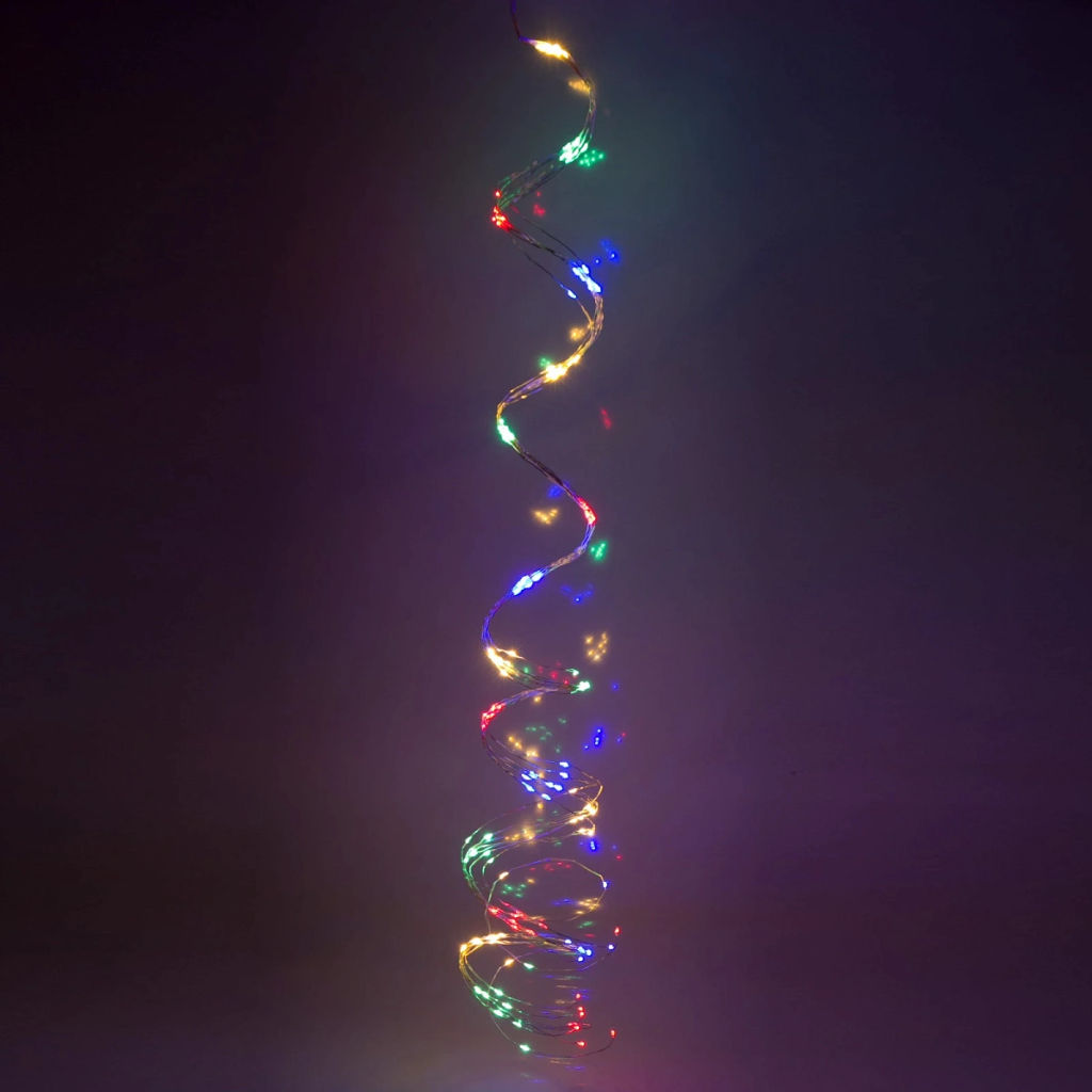 Гирлянда для дома "Волшебный хвост" 2,0 м, 8 нитей, 160 ламп,, IP-40, Мультицвет (постоянное свечение)