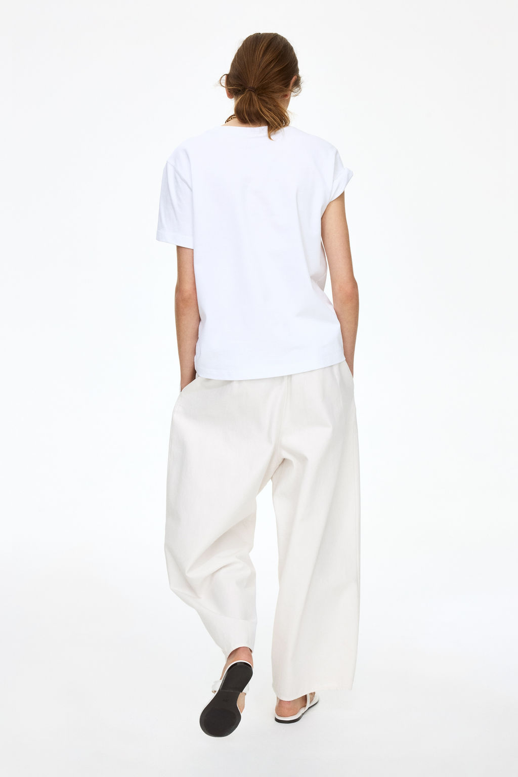 Pantal?n barrel de algod?n - H&m фото 3