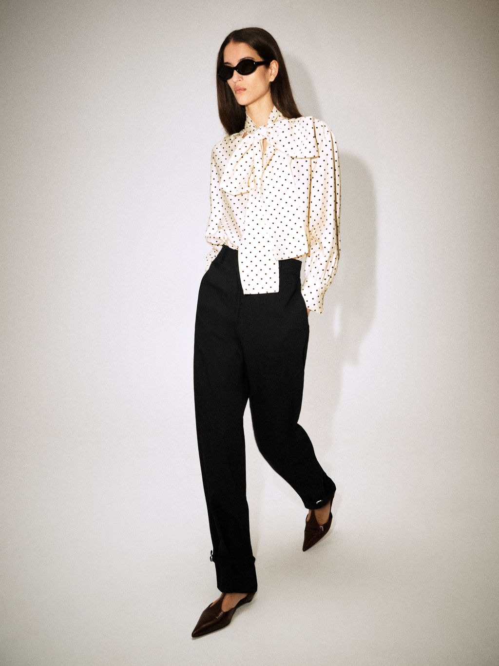 BLUSA DE LUNARES CON LAZADA - H&m фото 3