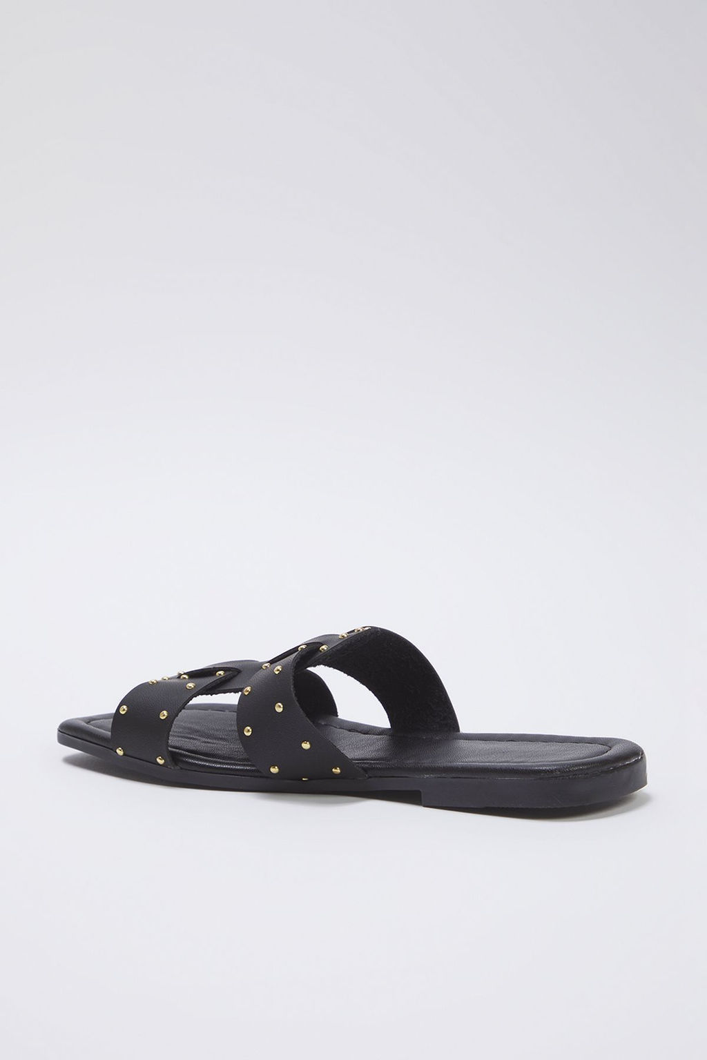 Trendyol Shoes Siyah Rivet Aksesuarl? Cift Bantl? Kad?n S?k Terlik TAKSS25TE00016 - Trendyolmilla фото 6