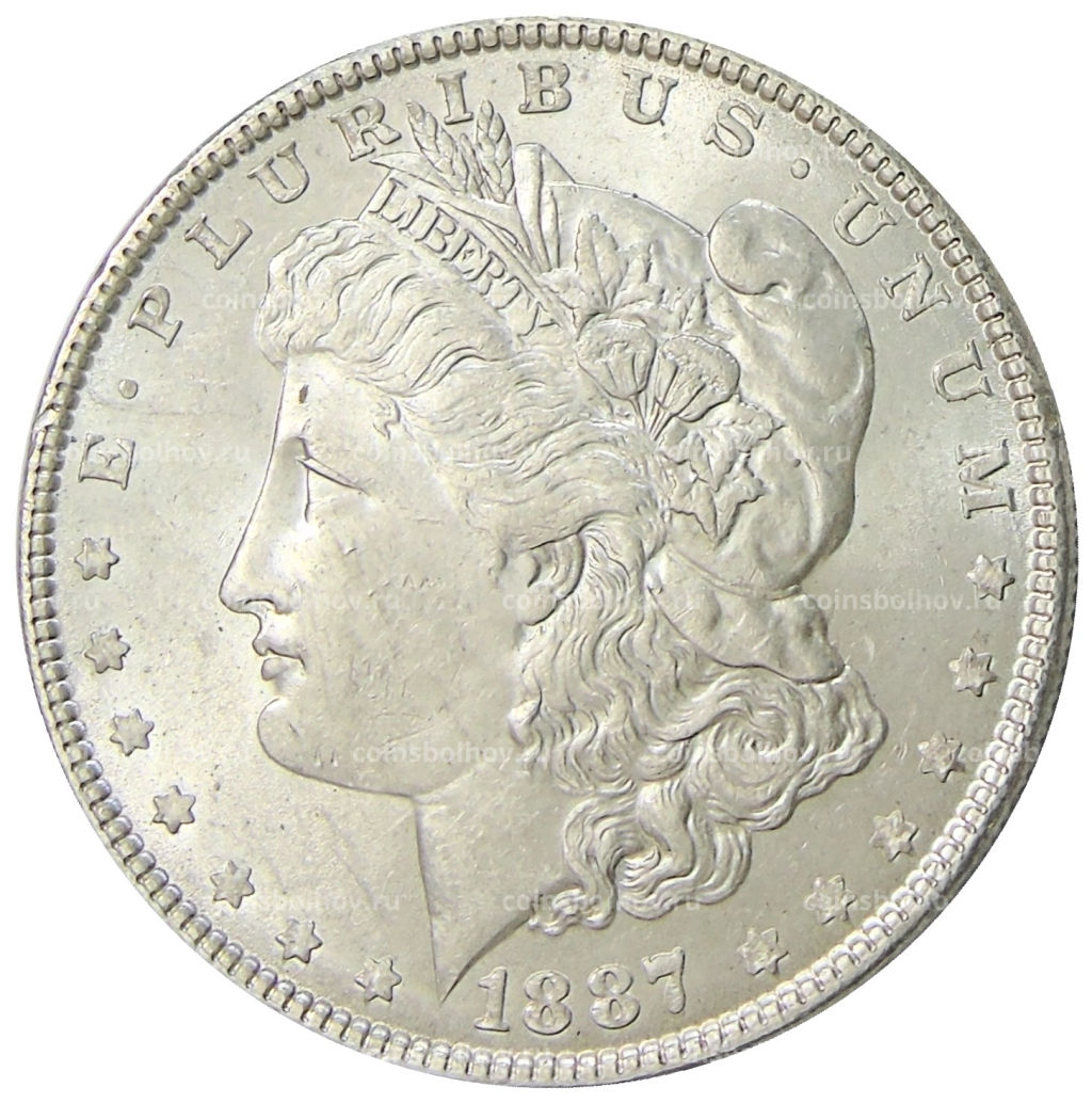 1 доллар 1887 года США Доллар Моргана