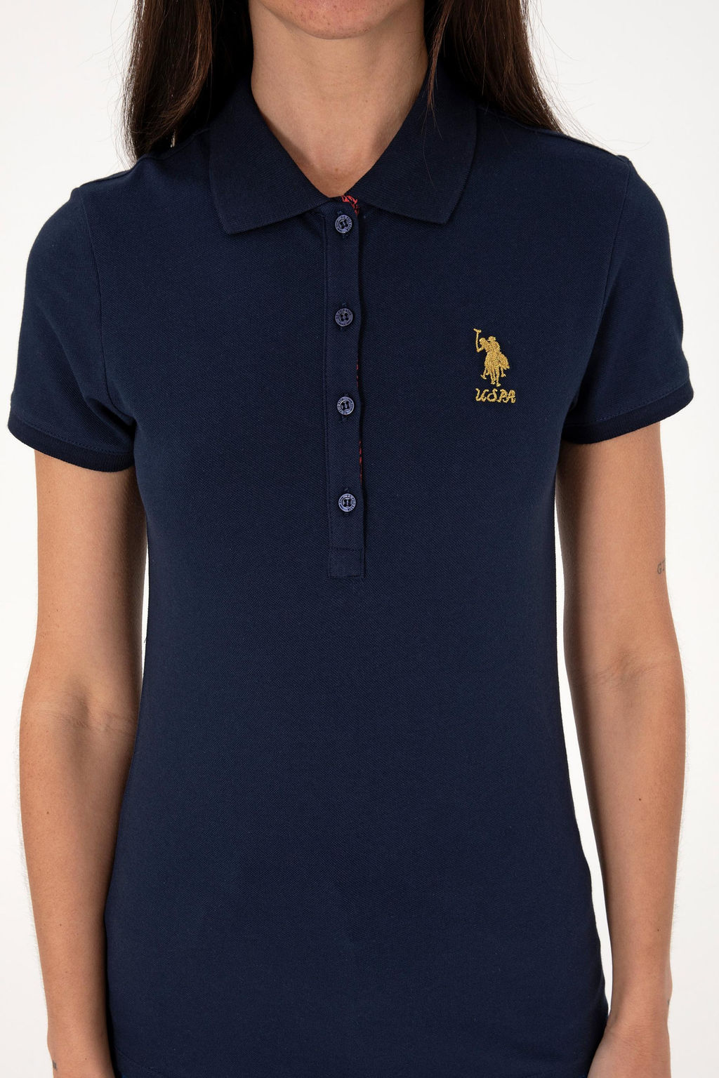 Kad_n Lacivert Basic Ti__rt - U.s. polo assn фото 6