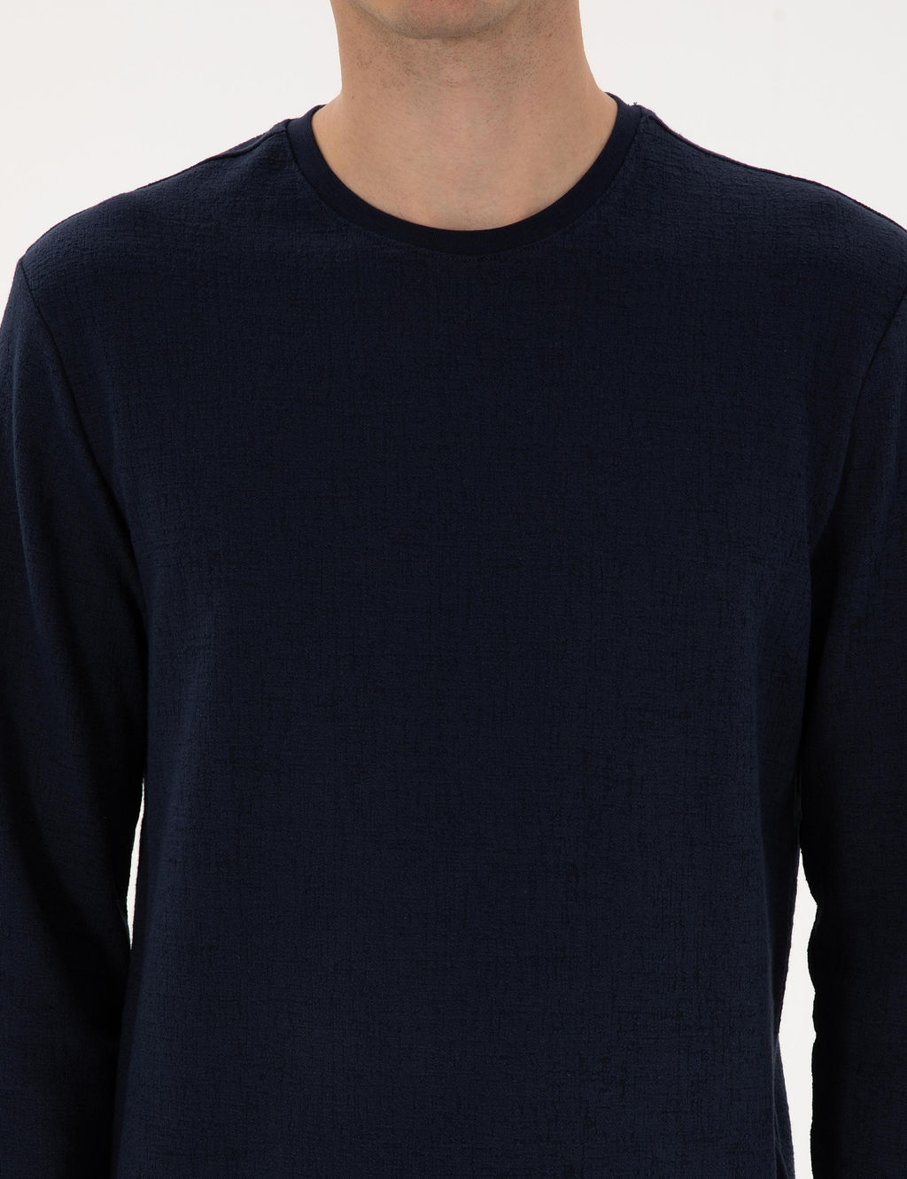 Lacivert Regular Fit Sweatshirt