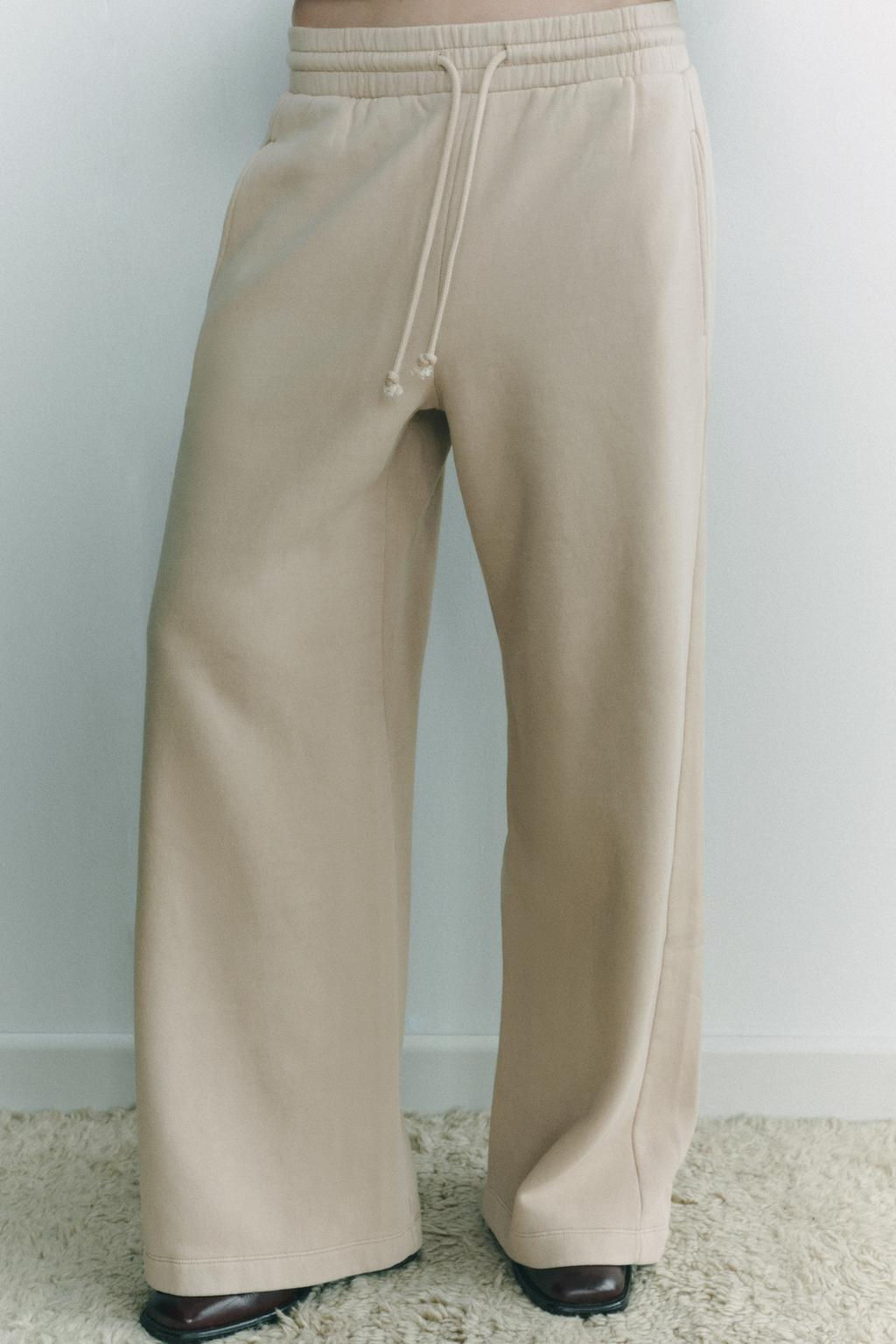 FADED WIDE-LEG TROUSERS - Zara фото 30
