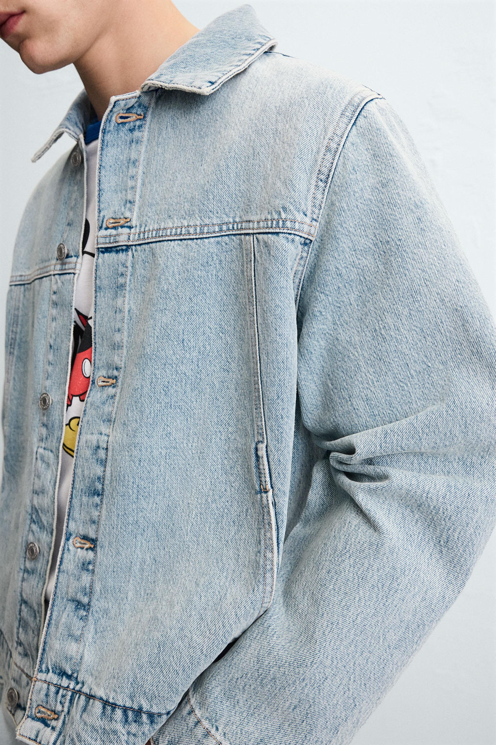 BASIC DENIM JACKET - Zara фото 5