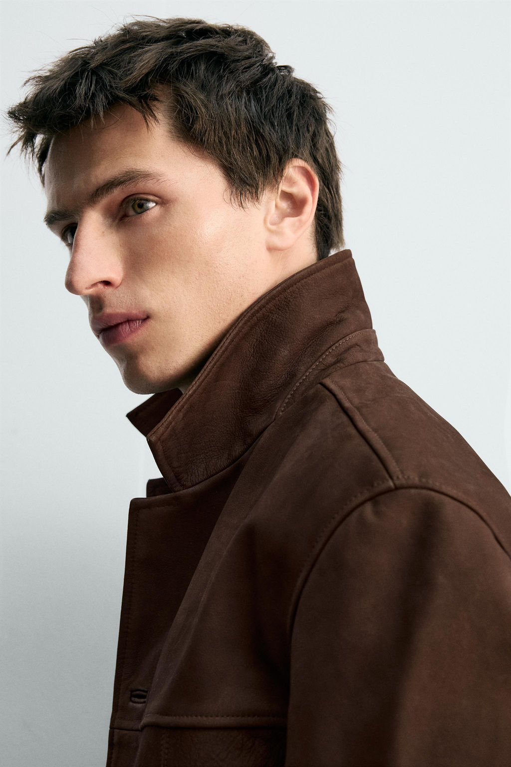 LIMITED EDITION LEATHER JACKET - Zara фото 14