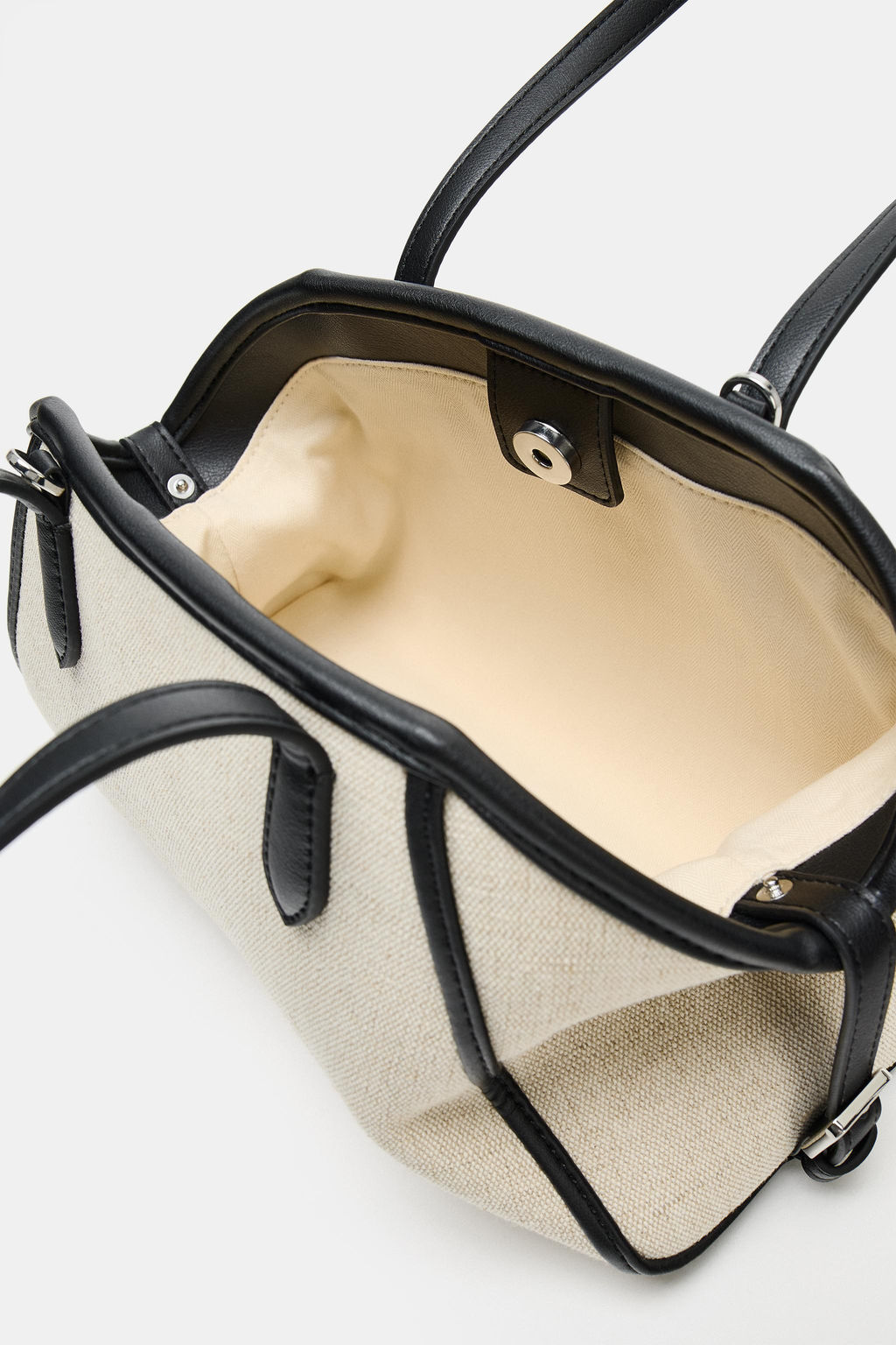 BOLSO BOWLING DE HOMBRO / Beige claro - Zara фото 6