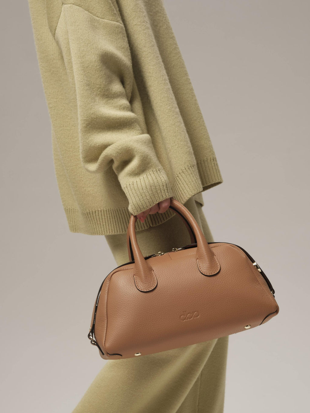 Кожаная сумка Kandys DBR 31206 светлый орех