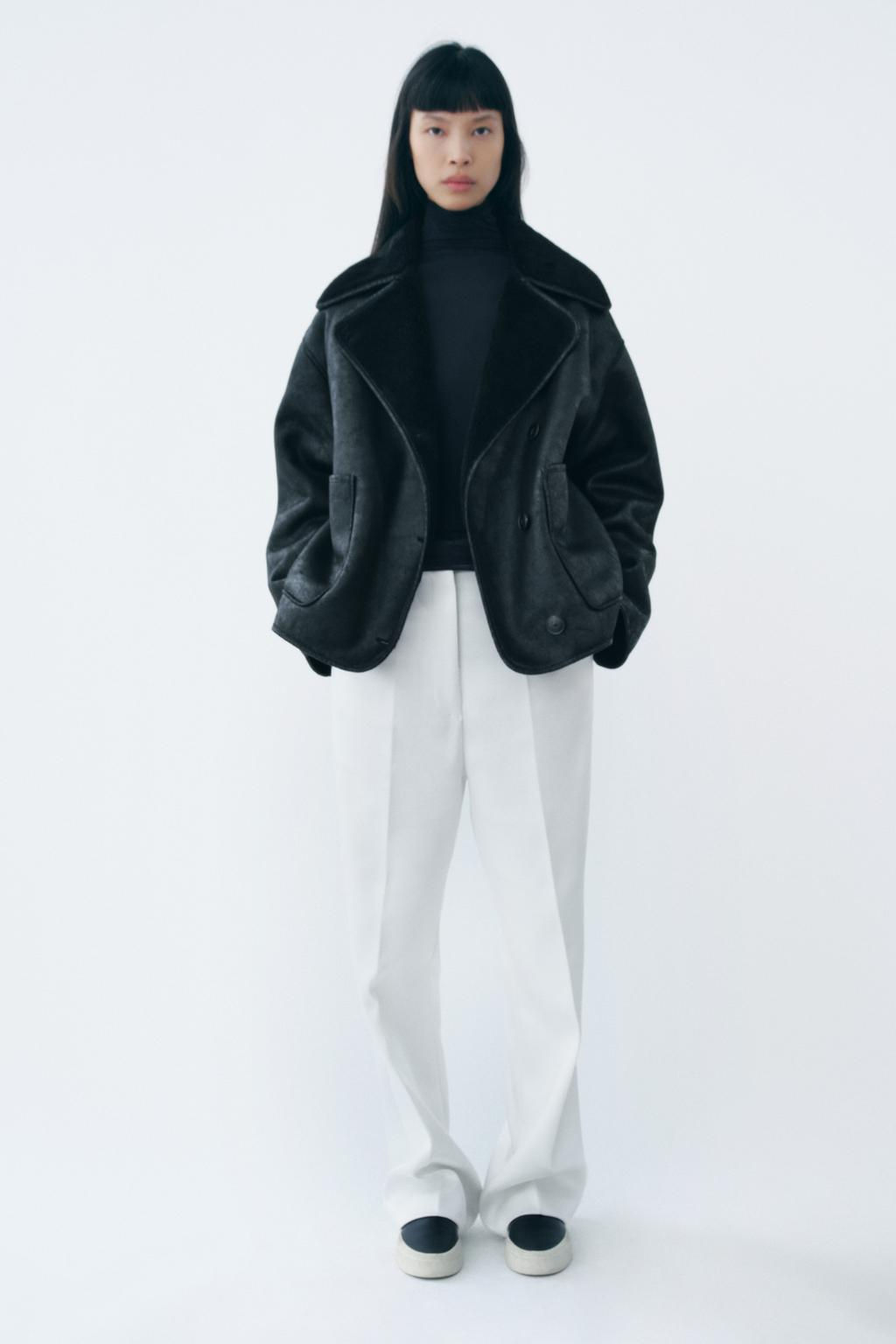 ZW COLLECTION DOUBLE-FACED JACKET - Zara фото 11