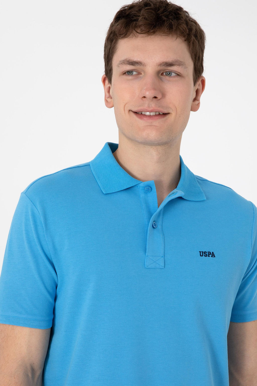 Erkek Regular Fit Polo Yaka Turkuaz Basic Ti__rt Sepette S_rpriz _ndirim - U.s. polo assn фото 2