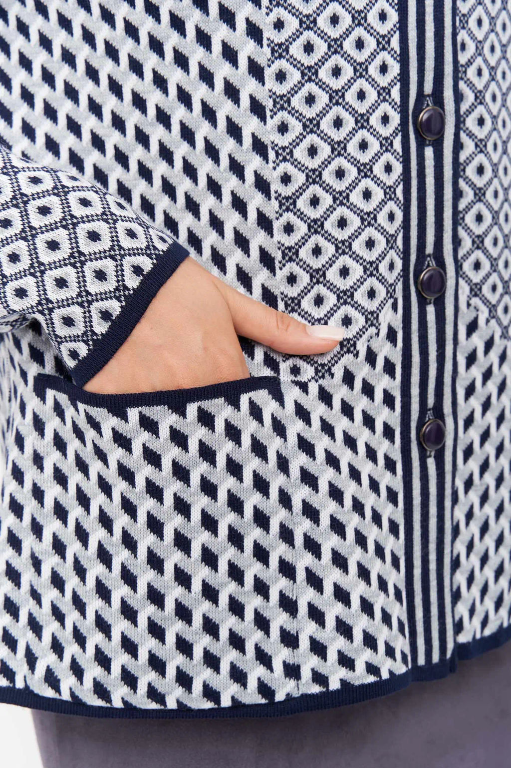 ЗЛАТА Жакет М 3156/синий