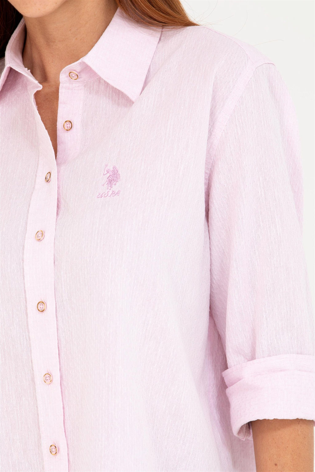 U. S. Polo Assn Женская рубашка с длинным рукавом Magnolia - U.s. polo assn фото 14