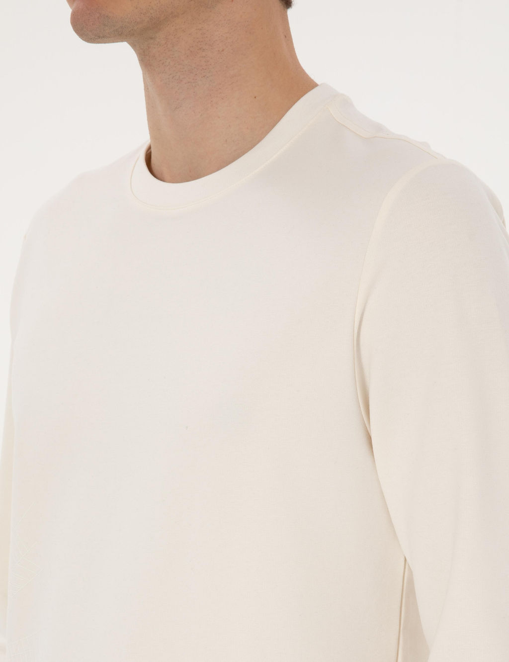 Ekru Regular Fit Sweatshirt - Pierre cardin фото 7