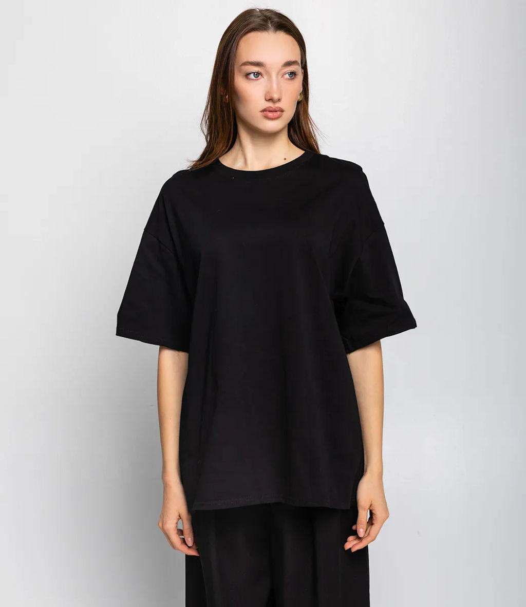 Футболка #КТ67-3, чёрный