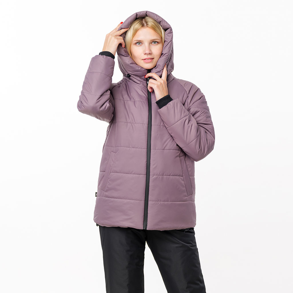 RODOS Утеплённый костюм женский зима М-289 Бежевый/Чёрный  фото 88