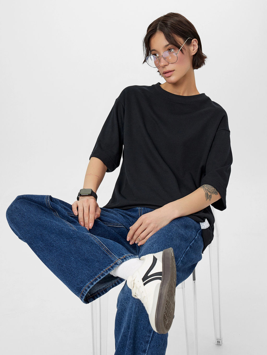 Футболка женская черная - Mark formelle фото 3