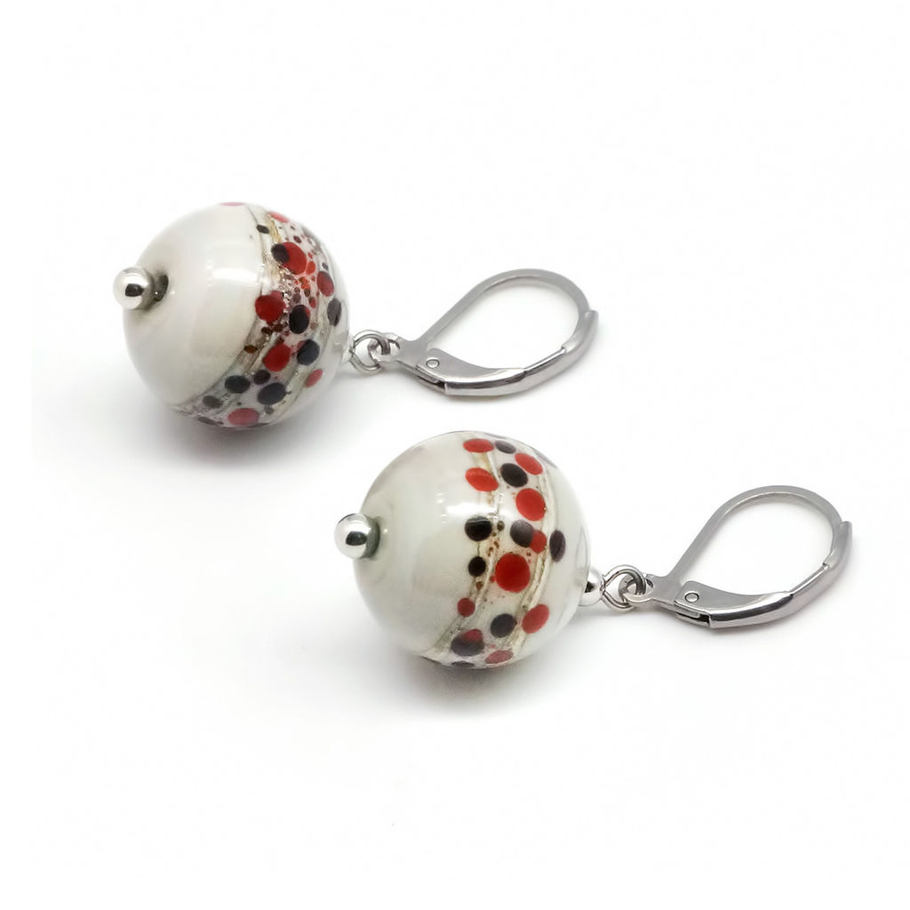 Серьги из муранского стекла FOCUS LS3014 - Vloes фото 3