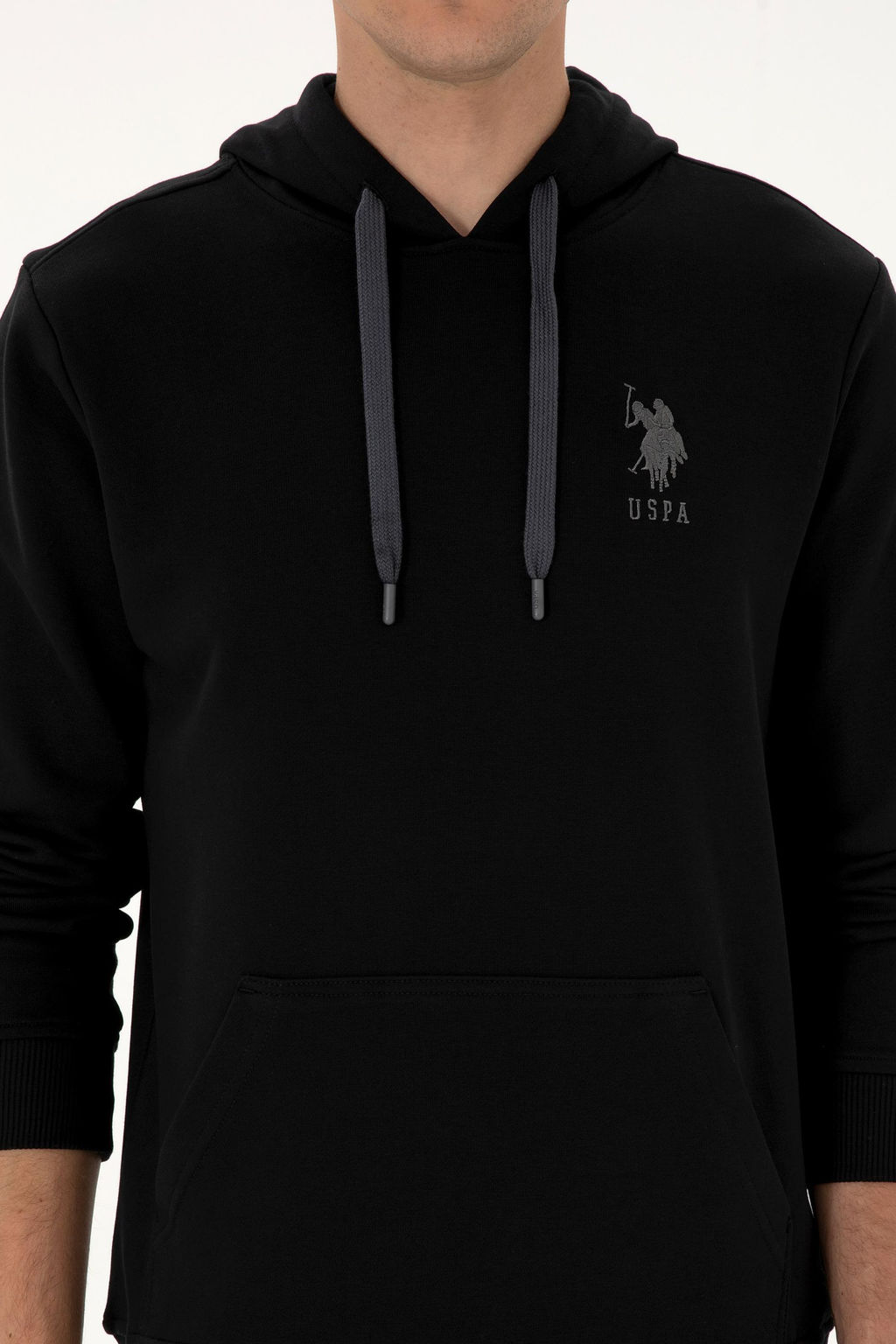 Erkek Siyah Basic Sweatshirt Sepette S_rpriz _ndirim - U.s. polo assn фото 6