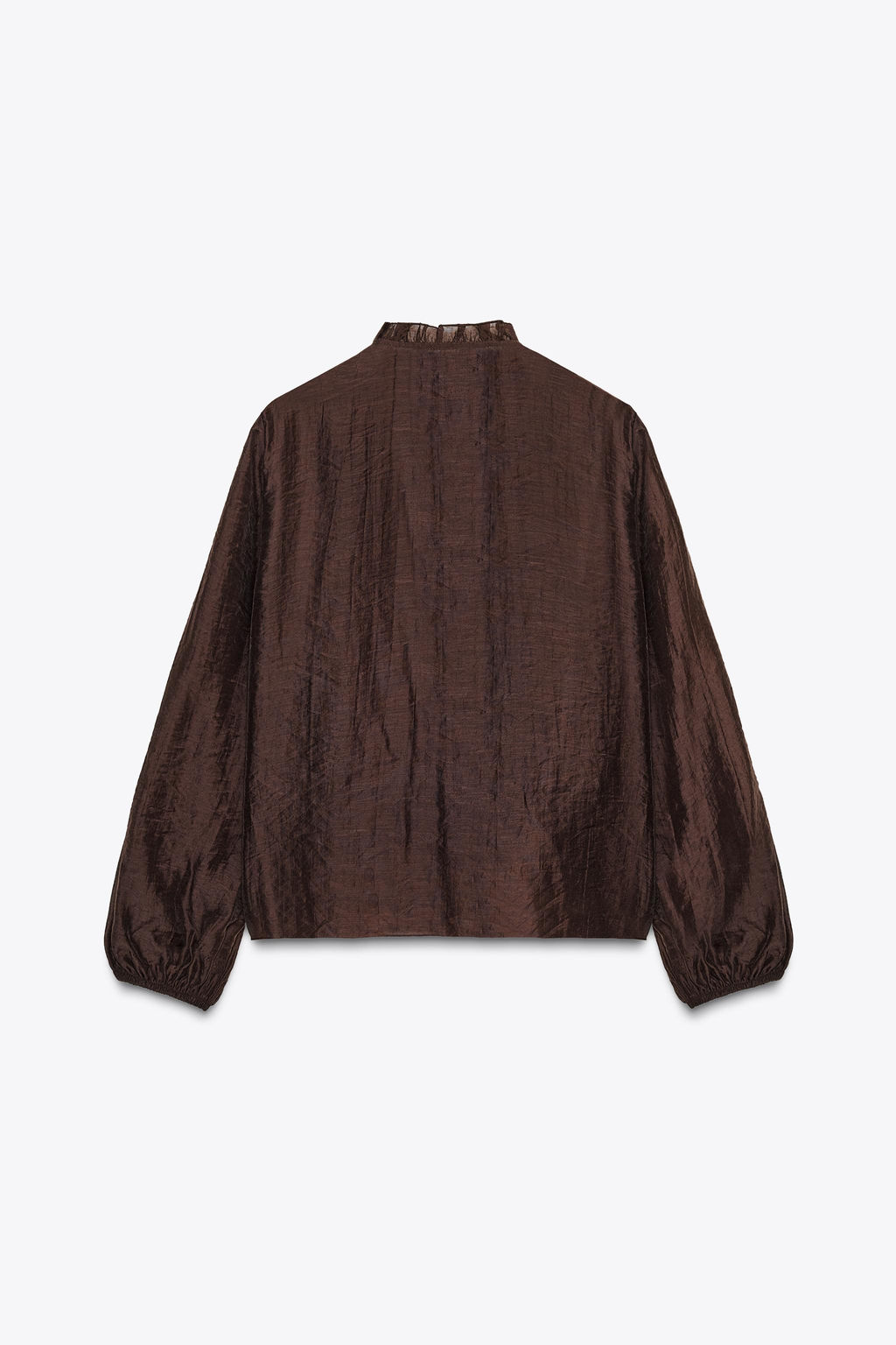 RUFFLED BLOUSE - Zara фото 7