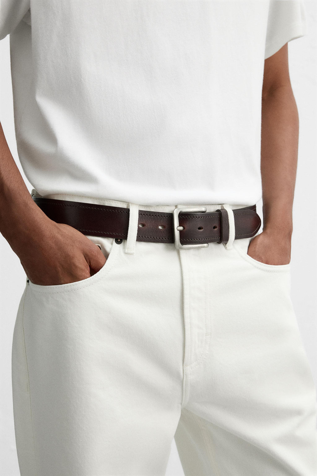 WIDE LEATHER BELT - Zara фото 2