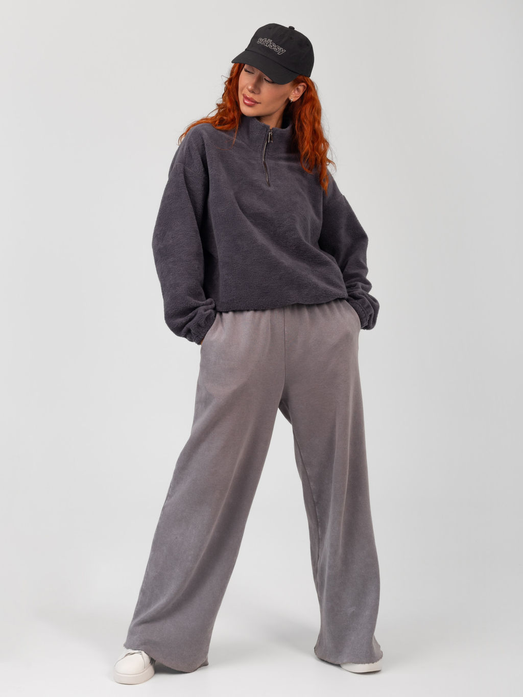 Толстовка женская футер начес 3-х нитка ТЕДДИ ГРАФИТ - Domtrik фото 6