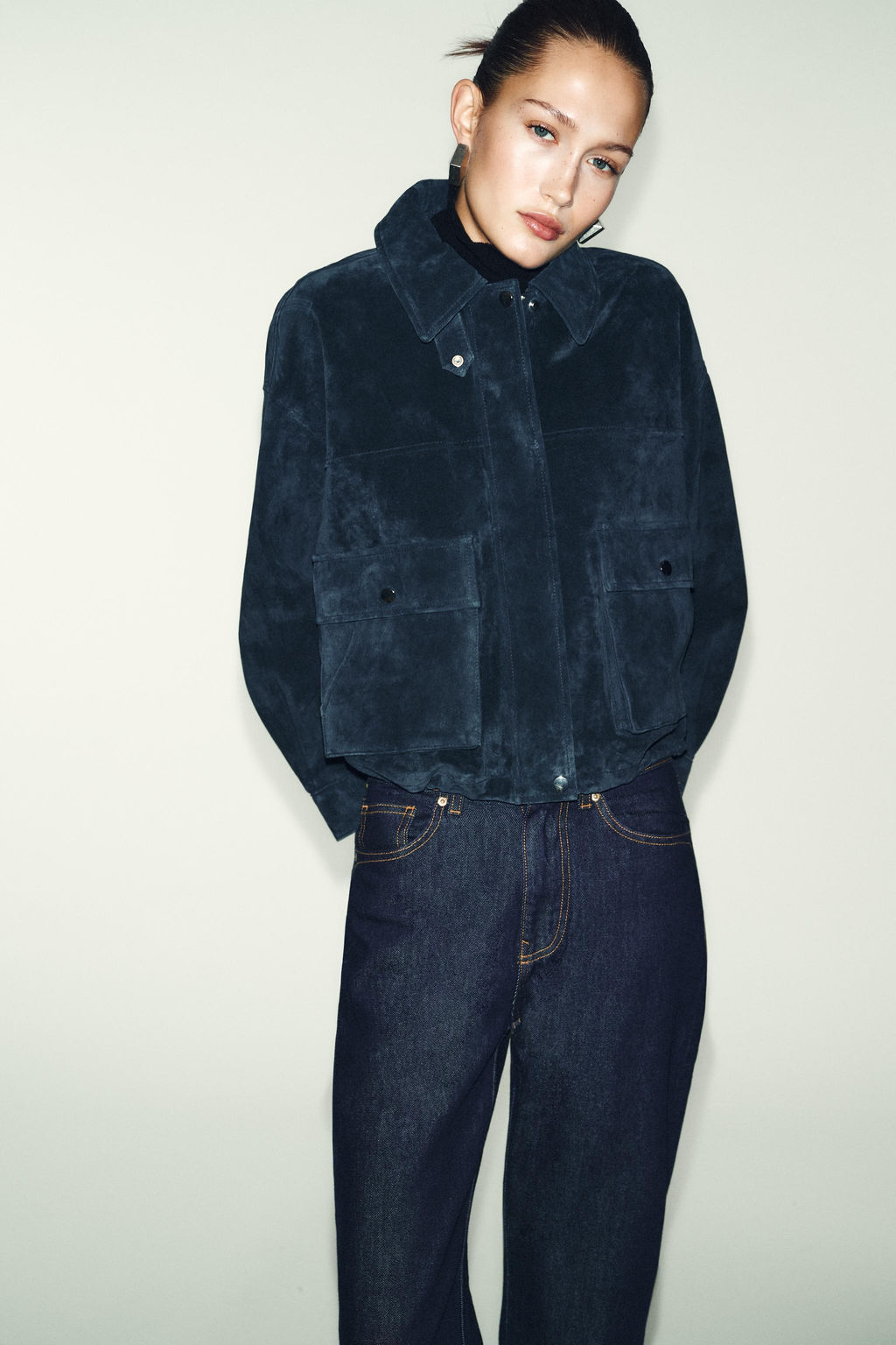 JEANS Z.03 STRAIGHT HIGH-WAIST LONG LENGTH - Zara фото 13