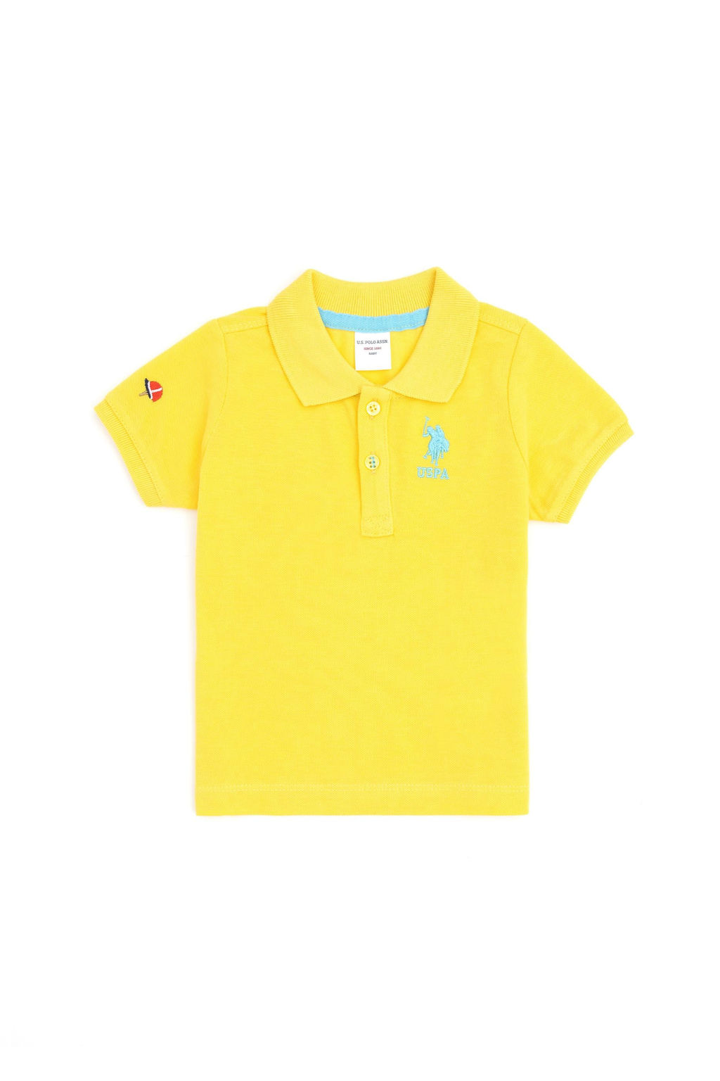 U. S. Polo Assn / Желтая футболка-поло для мальчика - U.s. polo assn фото 4
