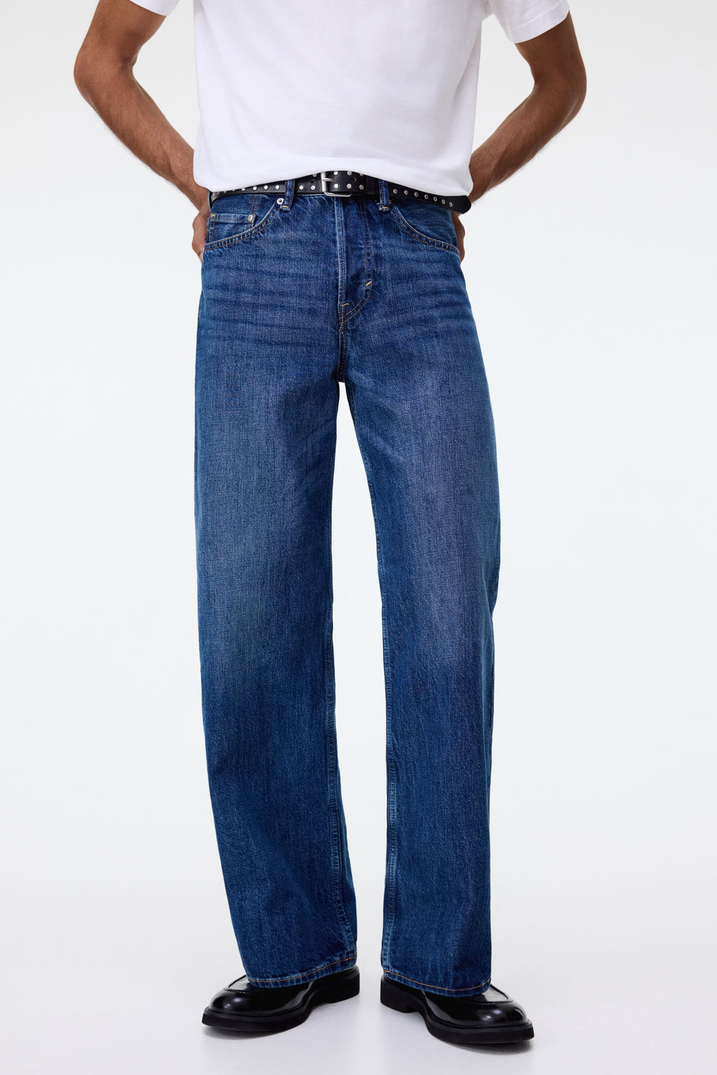 Loose Straight Jeans - H&m фото 12