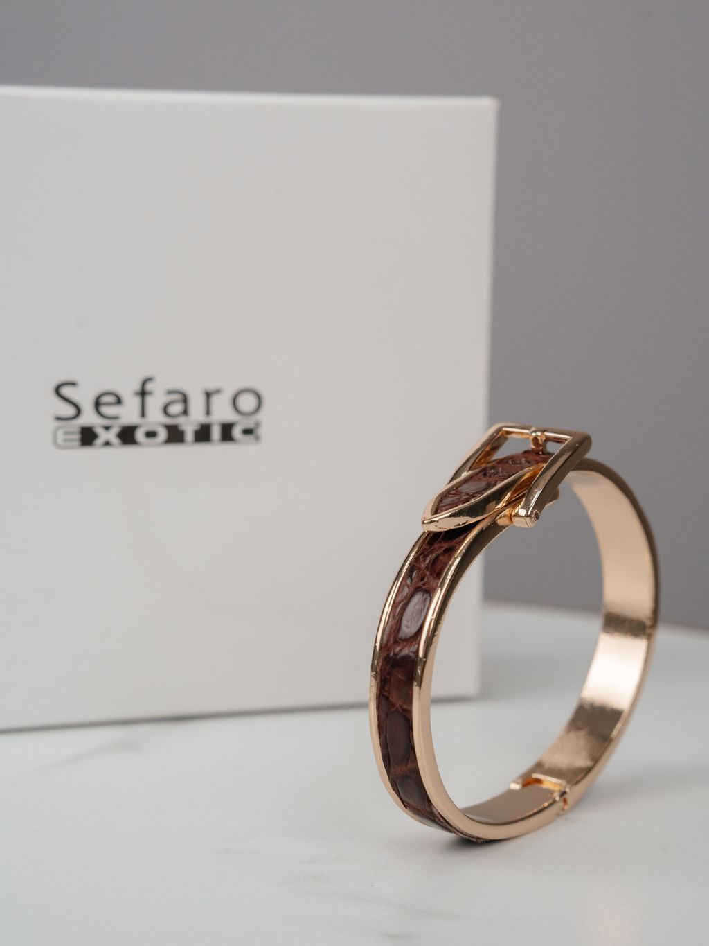 Браслет из кожи крокодила - Sefaro фото 3