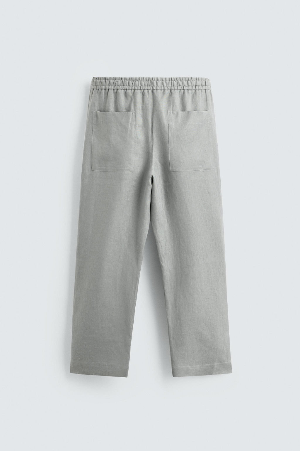 PANTAL?N RELAXED FIT 100% LINO / Marr?n / Topo