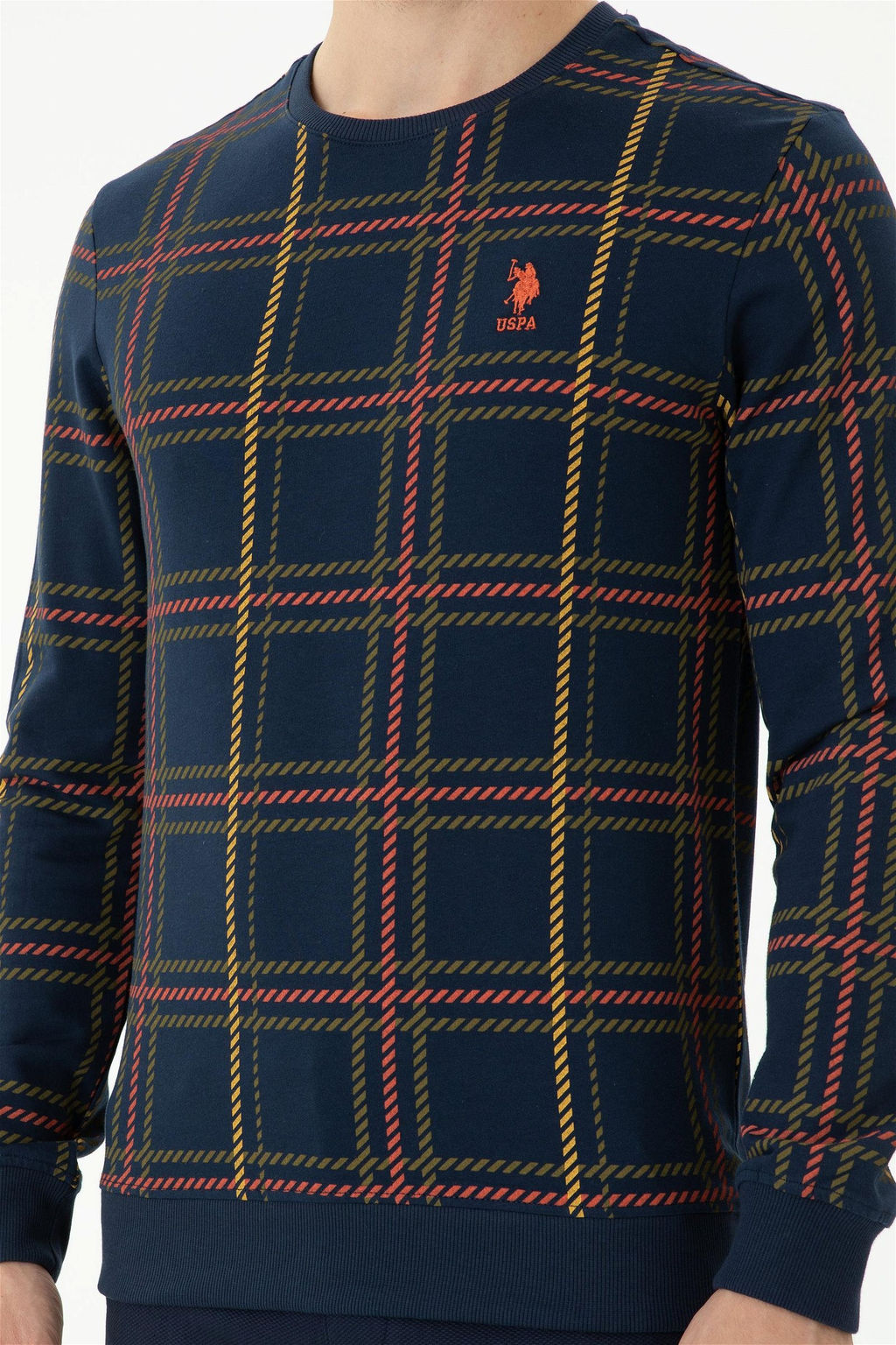 Мужской темно-синий свитшот Неожиданная скидка в корзине - U.s. polo assn фото 6