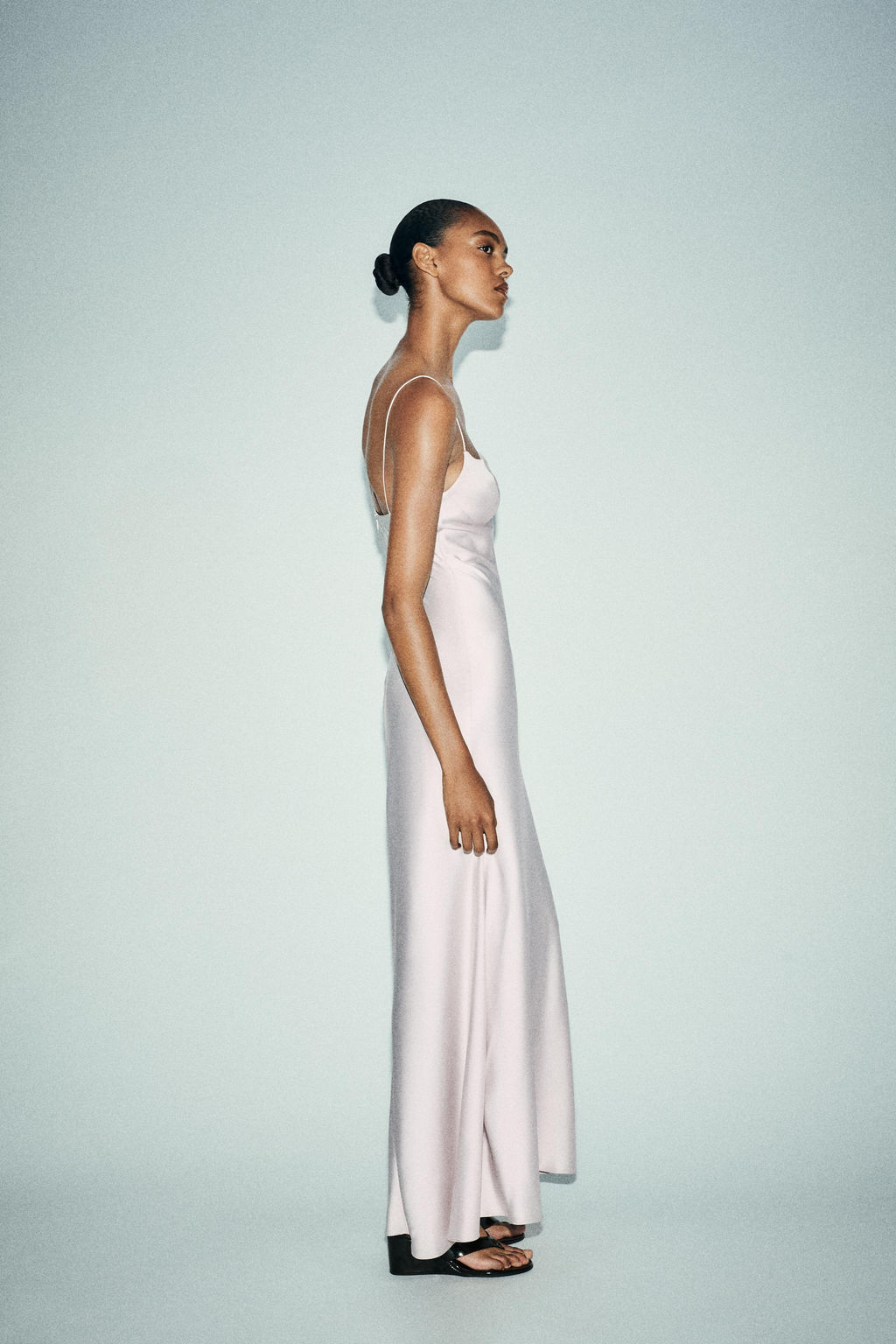 LONG SATIN DRESS - Zara фото 11