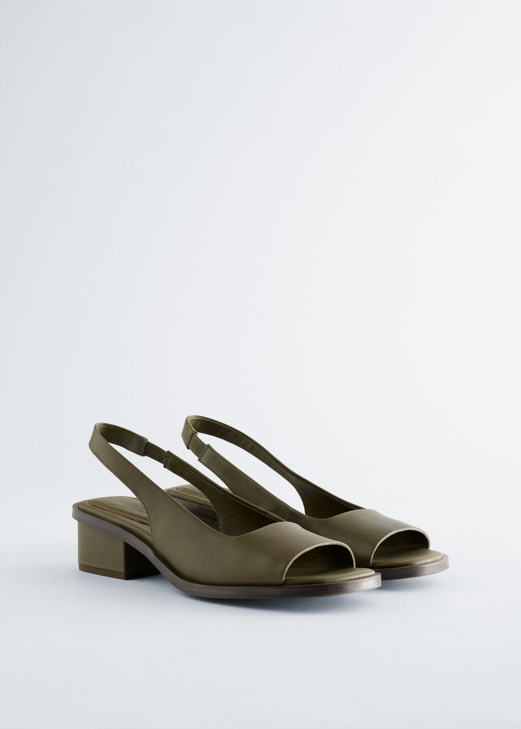 Sandalias de tiras de piel de napa - H&m фото 4