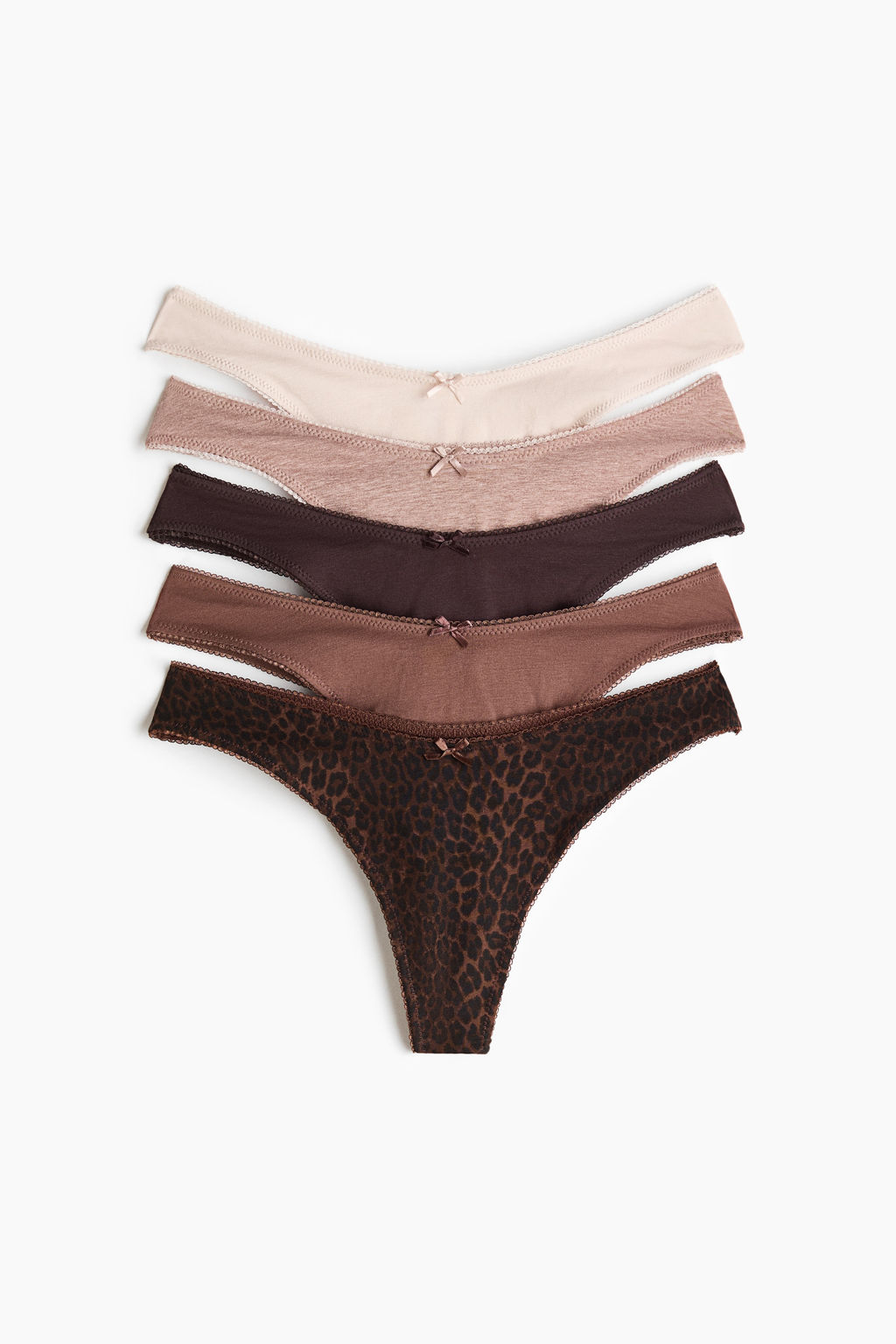 Pack de 5 bragas thong de algod?n - H&m фото 2