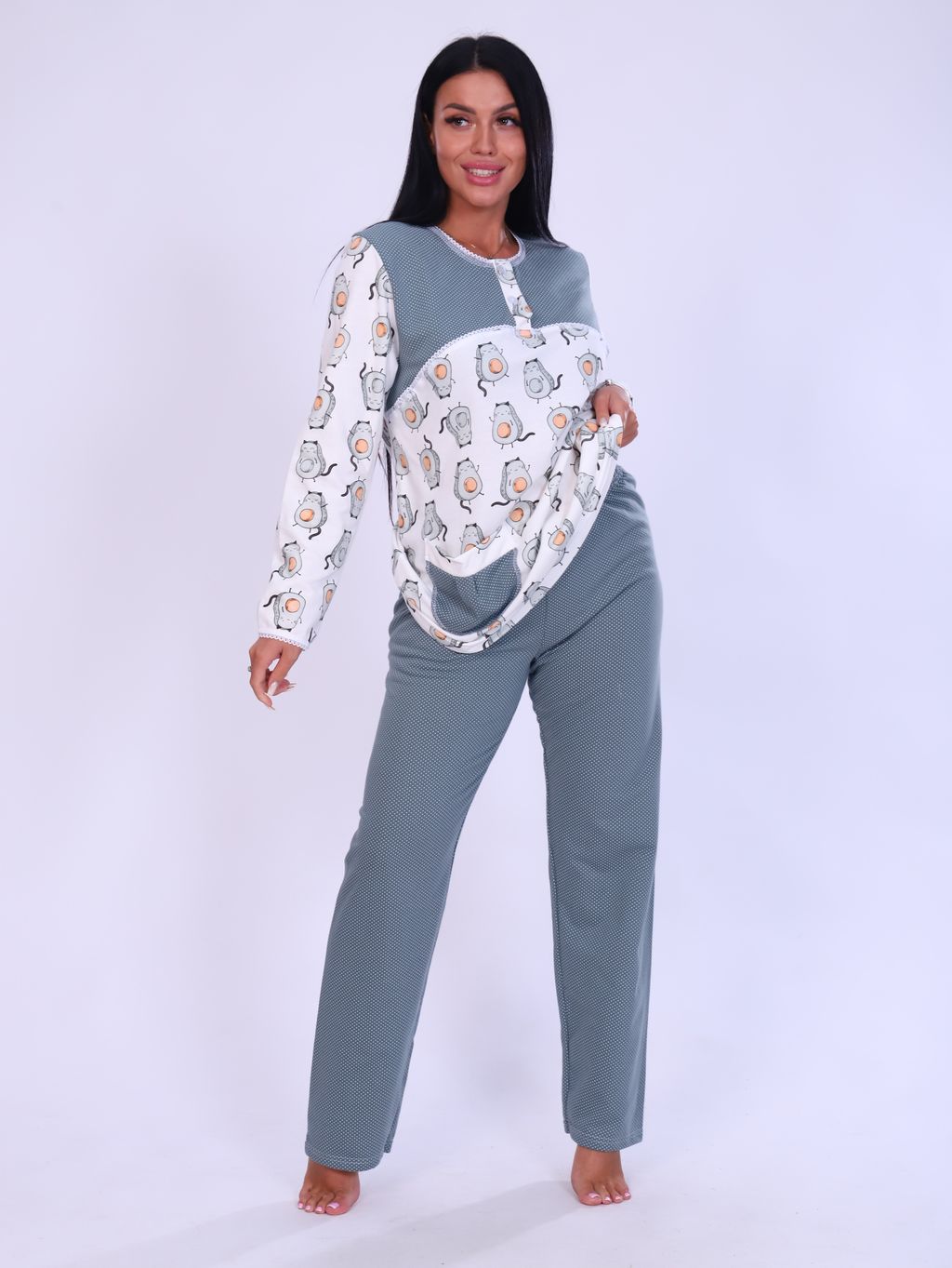 М42 Пижама со светлыми рукавами - Иванушка-трикотаж фото 9