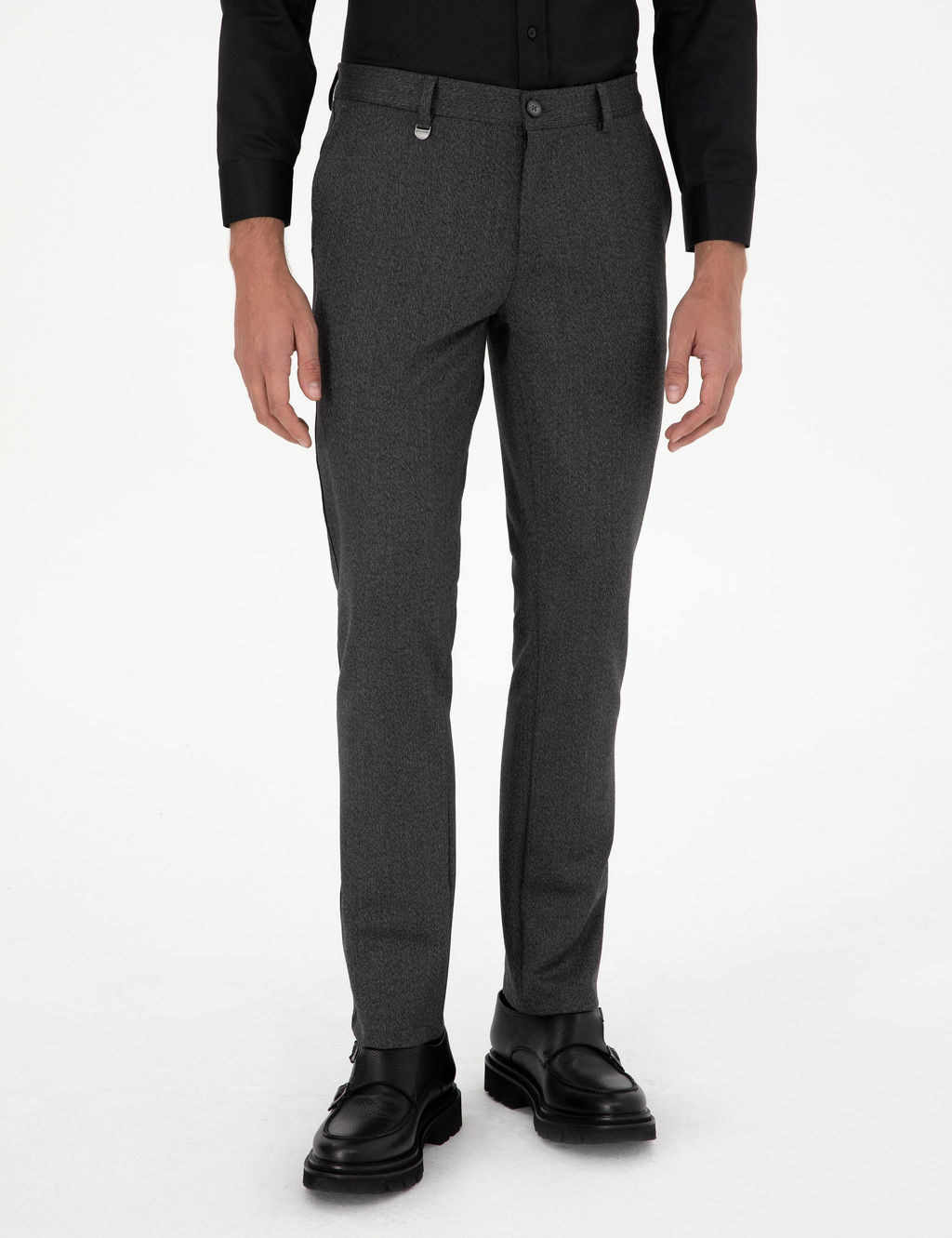 Antrasit Slim Fit Kuma_ Pantolon