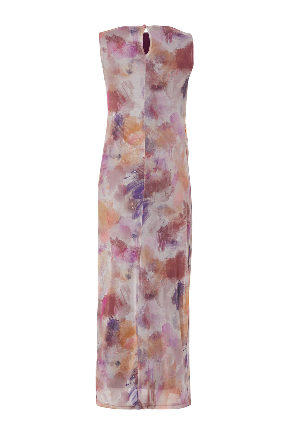 TRENDYOLMILLA Cok Renkli Buzgu/Drape Detayl? Desenli Vucuda Oturan Maxi Esnek Orme Kalem Elbise TWOSS24EL00078  фото 9