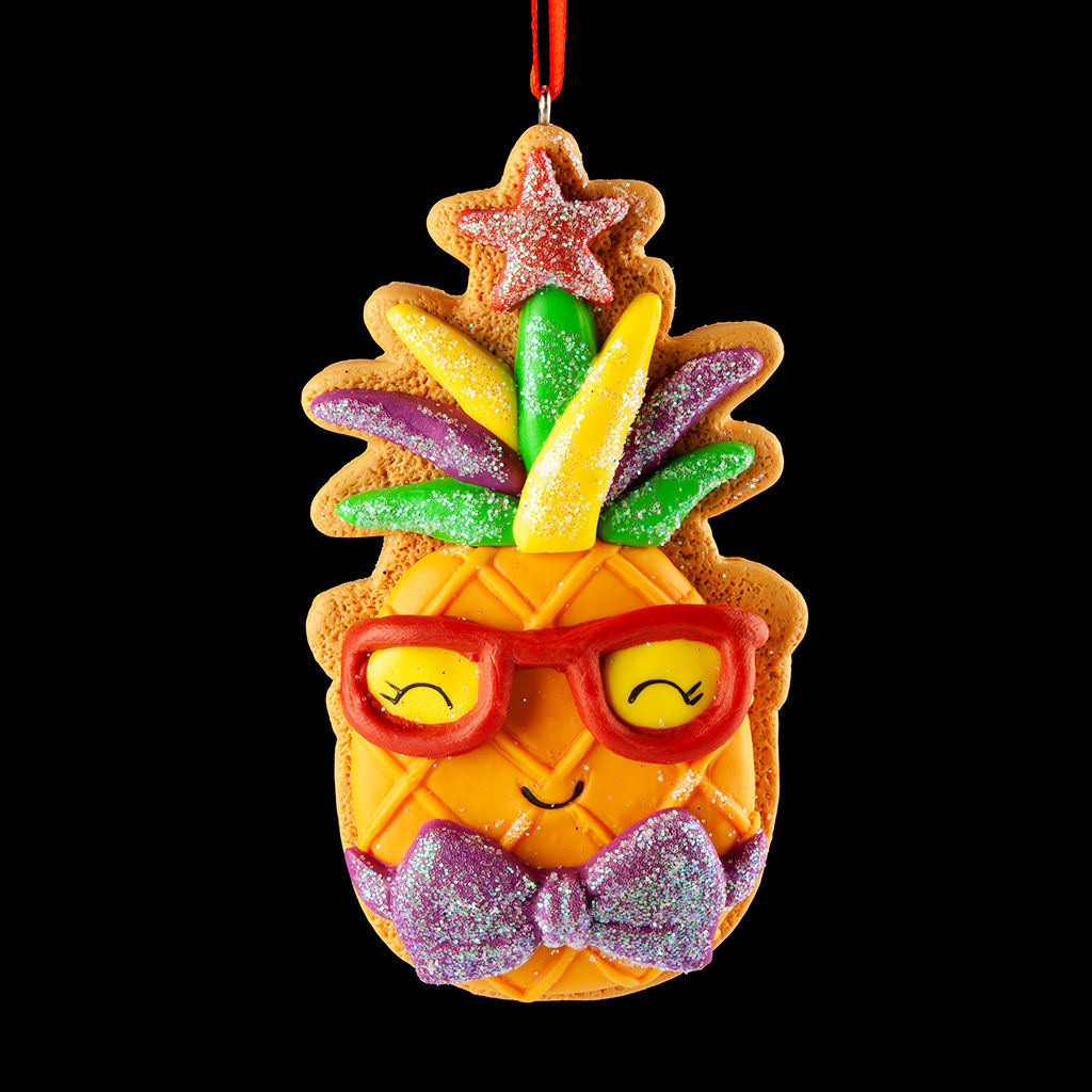 Цена за 1 шт. Украшение ErichKrause Decor Пряничный ананас 9см