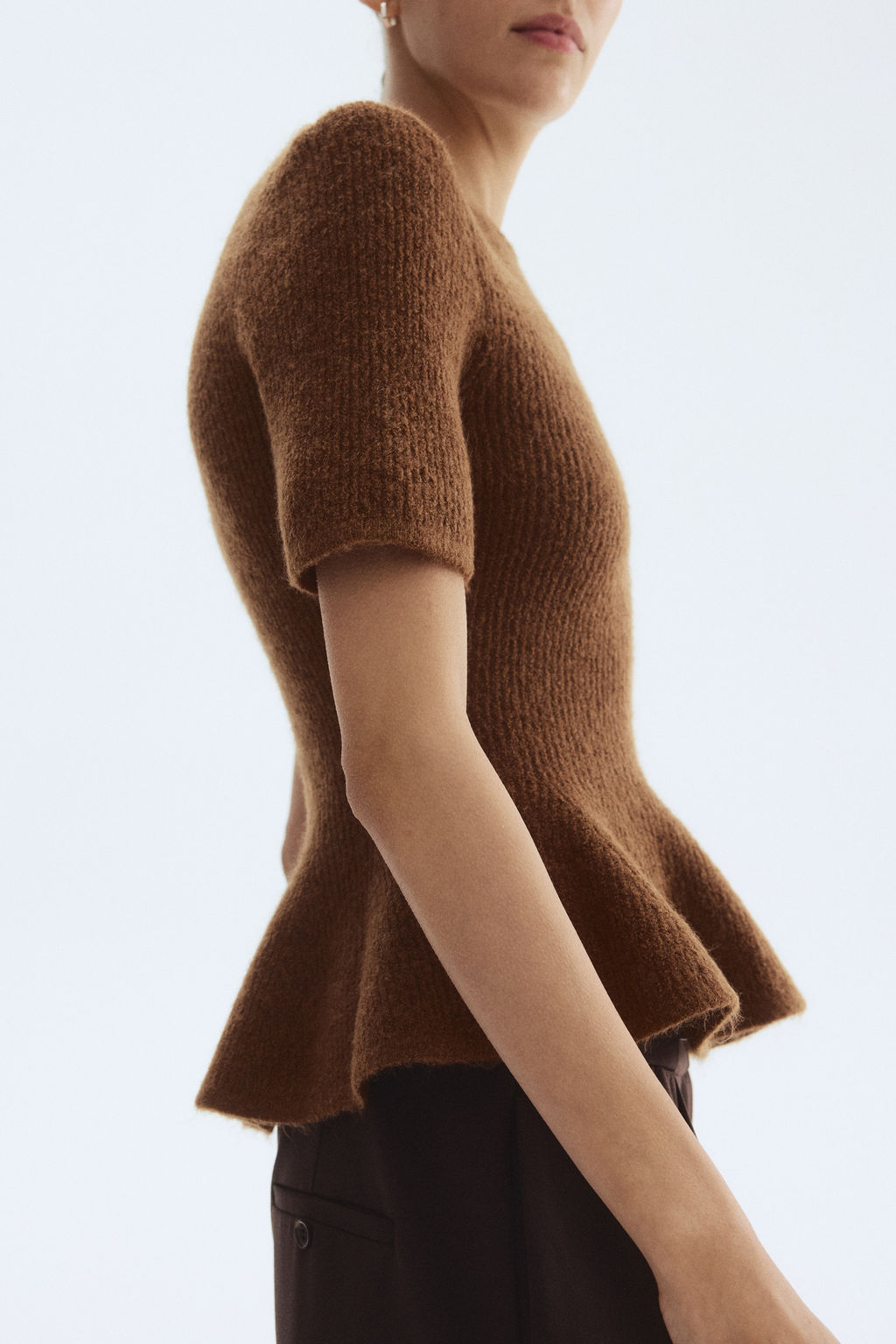 Top en punto de canal? con peplum - H&m фото 9