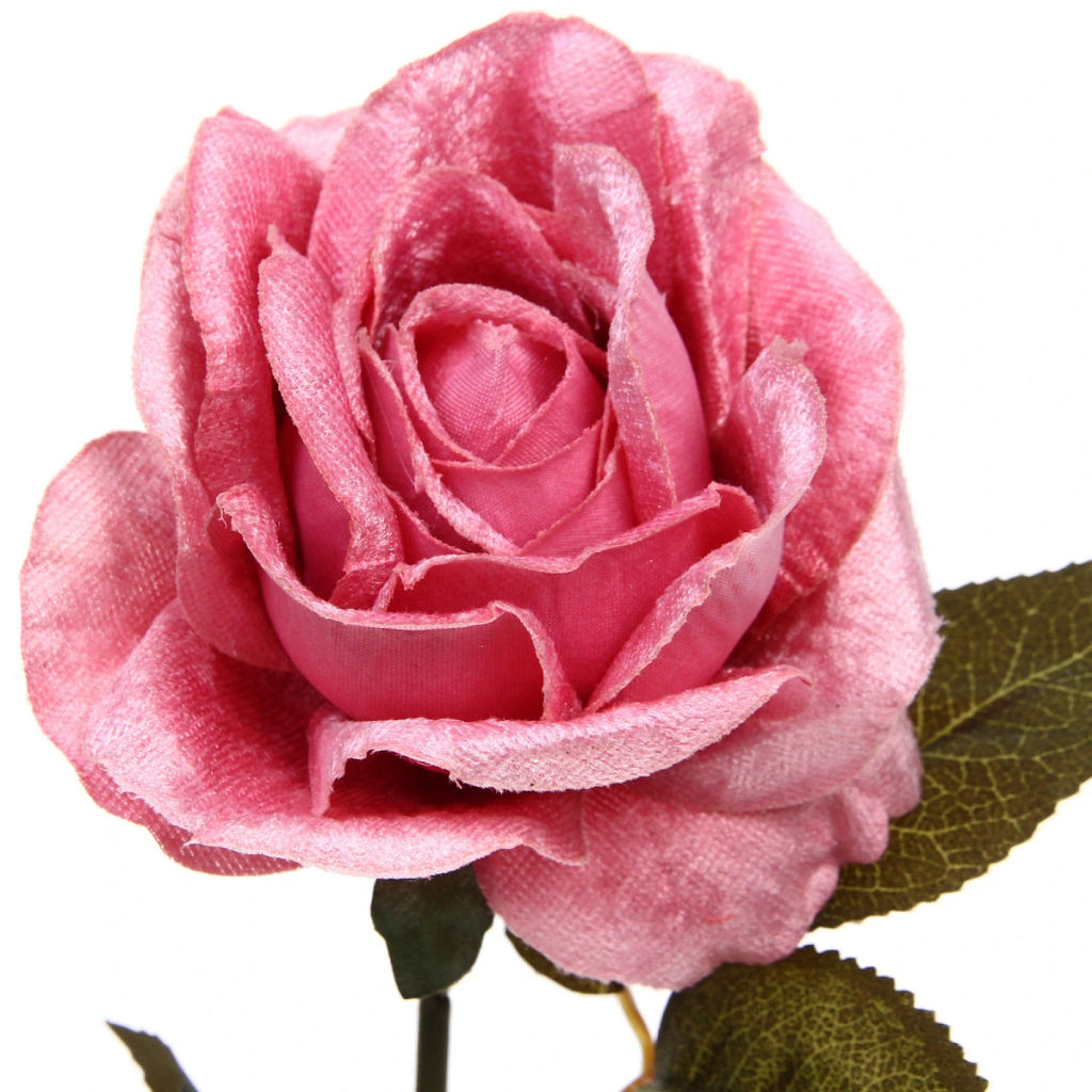 Цена за 2 шт. Искусственные цветы "FLOWERS MAGIC" 53см Роза розовая