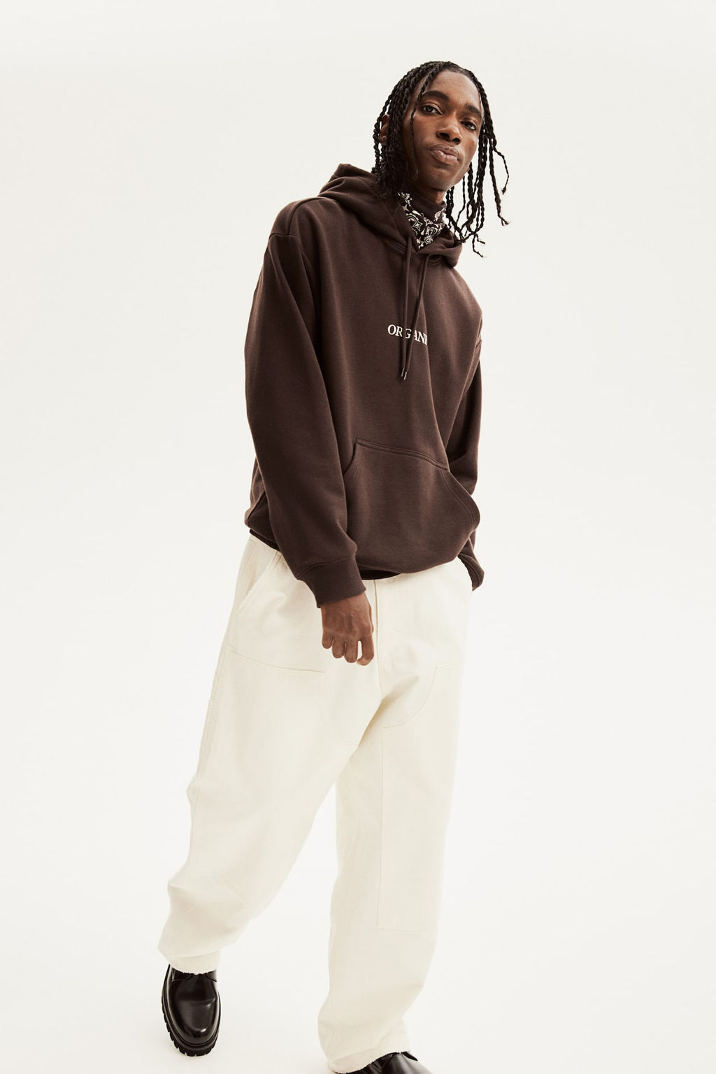 Sudadera con capucha y estampado Loose Fit - H&m фото 4