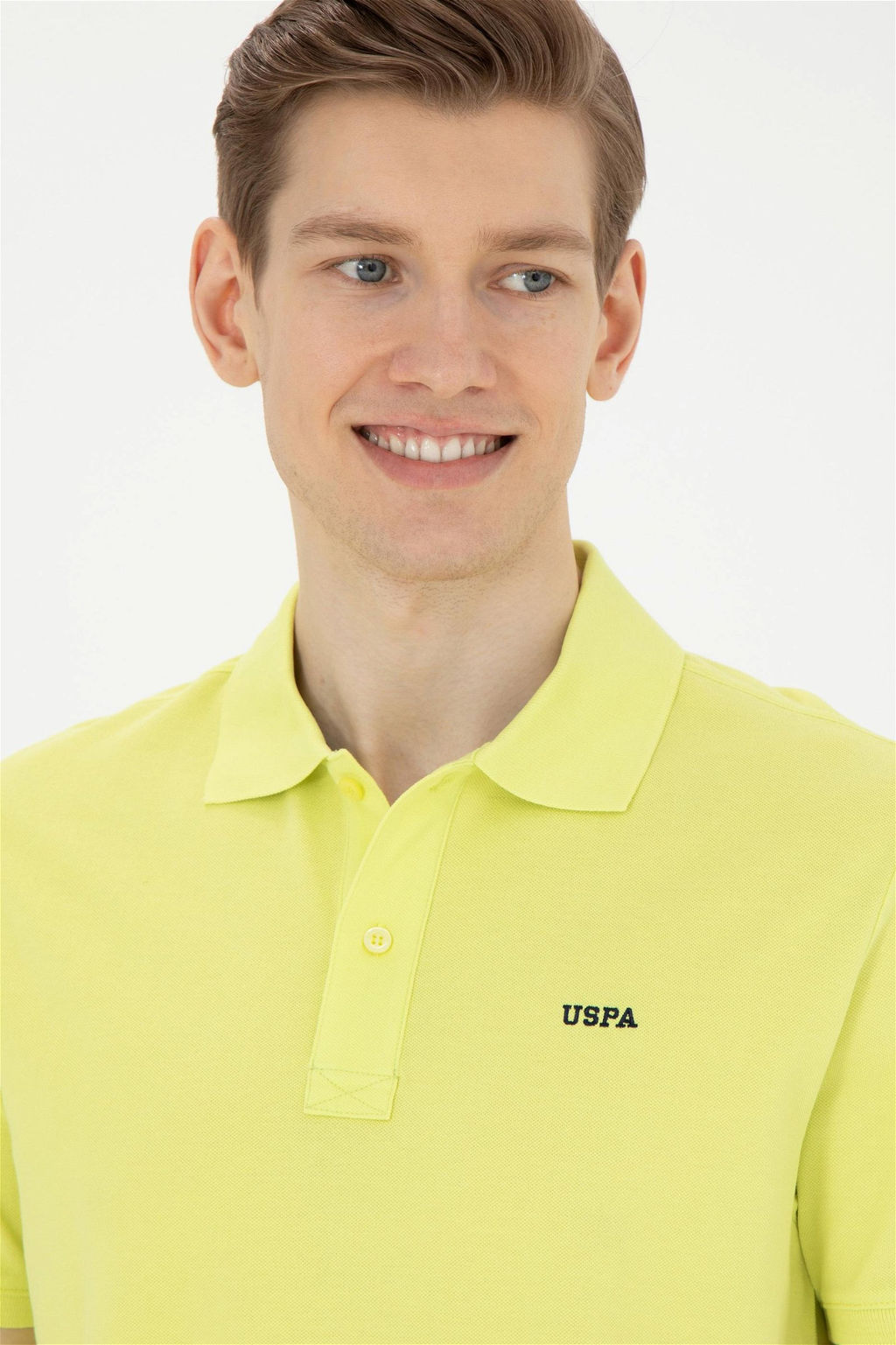 Мужская базовая футболка фисташкового цвета - U.s. polo assn фото 2