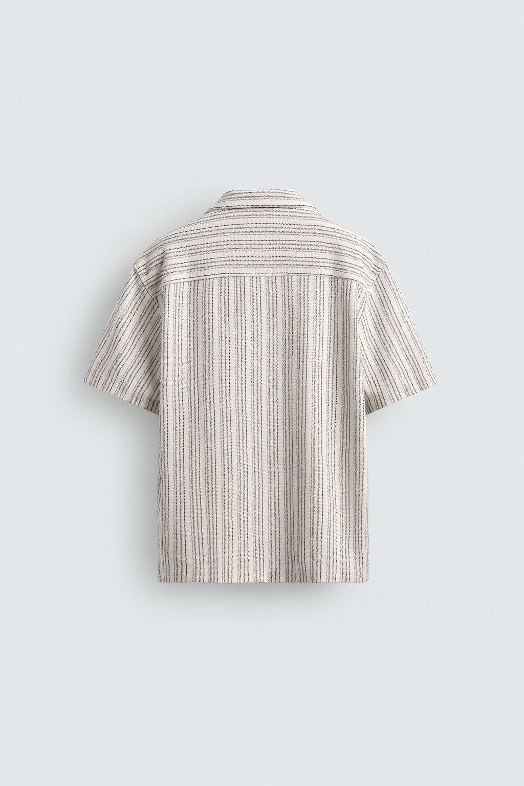 CAMISA ESTRUCTURA TEXTURA / Crudo / Azul - Zara фото 8