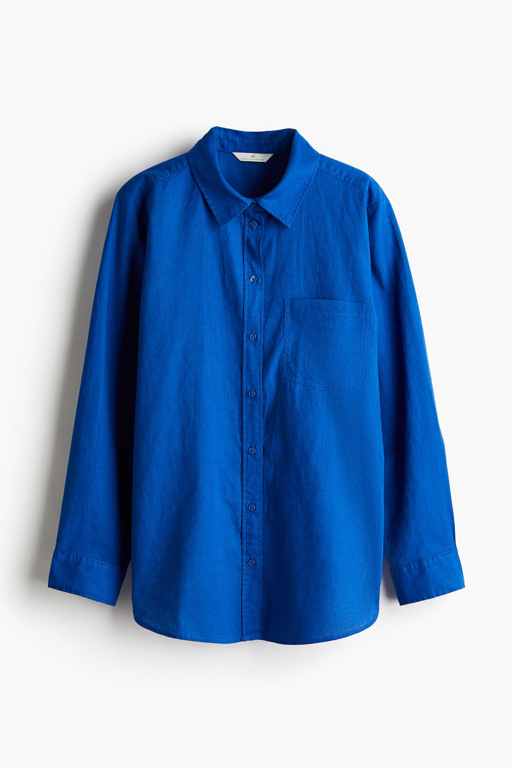 Camisa en mezcla de lino - H&m фото 5