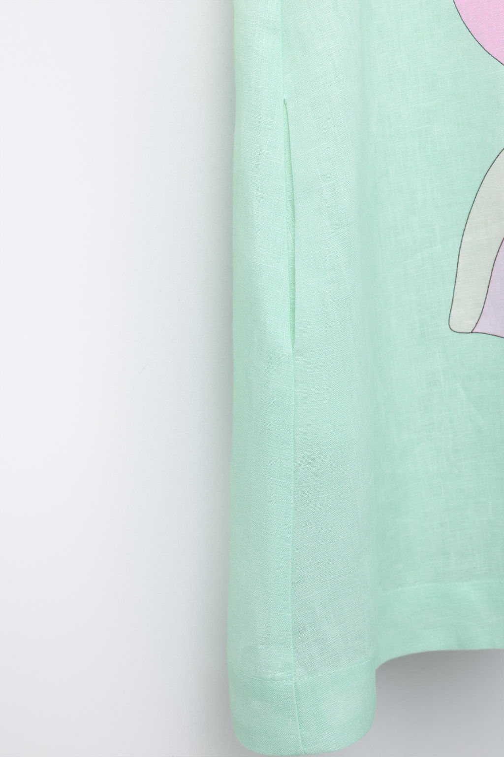 VESTIDO ESTAMPADO FLOR / Azul / Verde - Zara фото 4