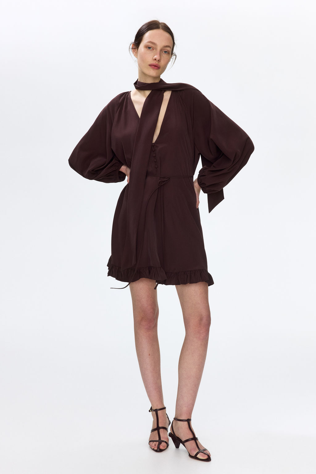 Vestido con fular - H&m фото 2