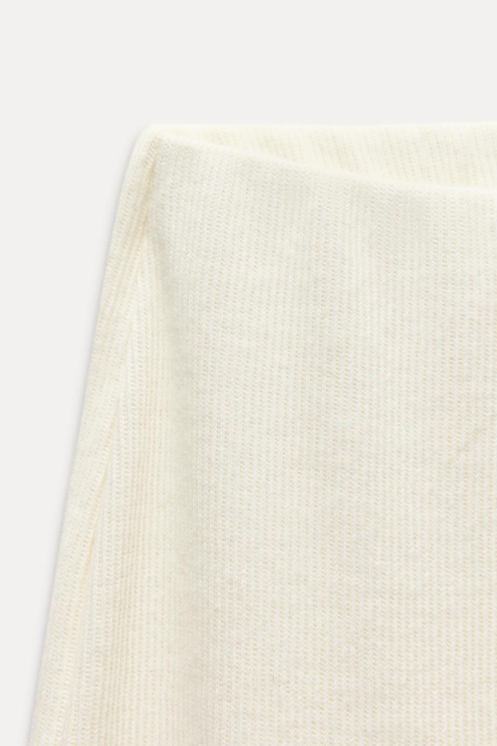 SOFT RIBBED TROUSERS - Zara фото 7