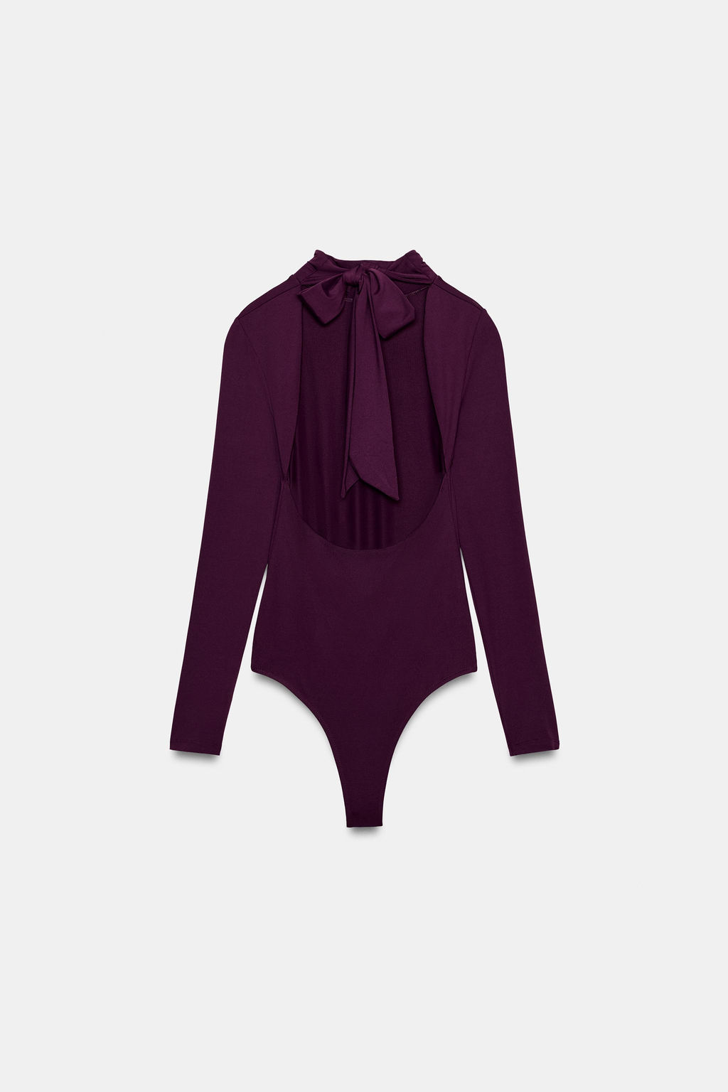 BODYSUIT WITH TIES AND AN OPEN BACK - Zara фото 4