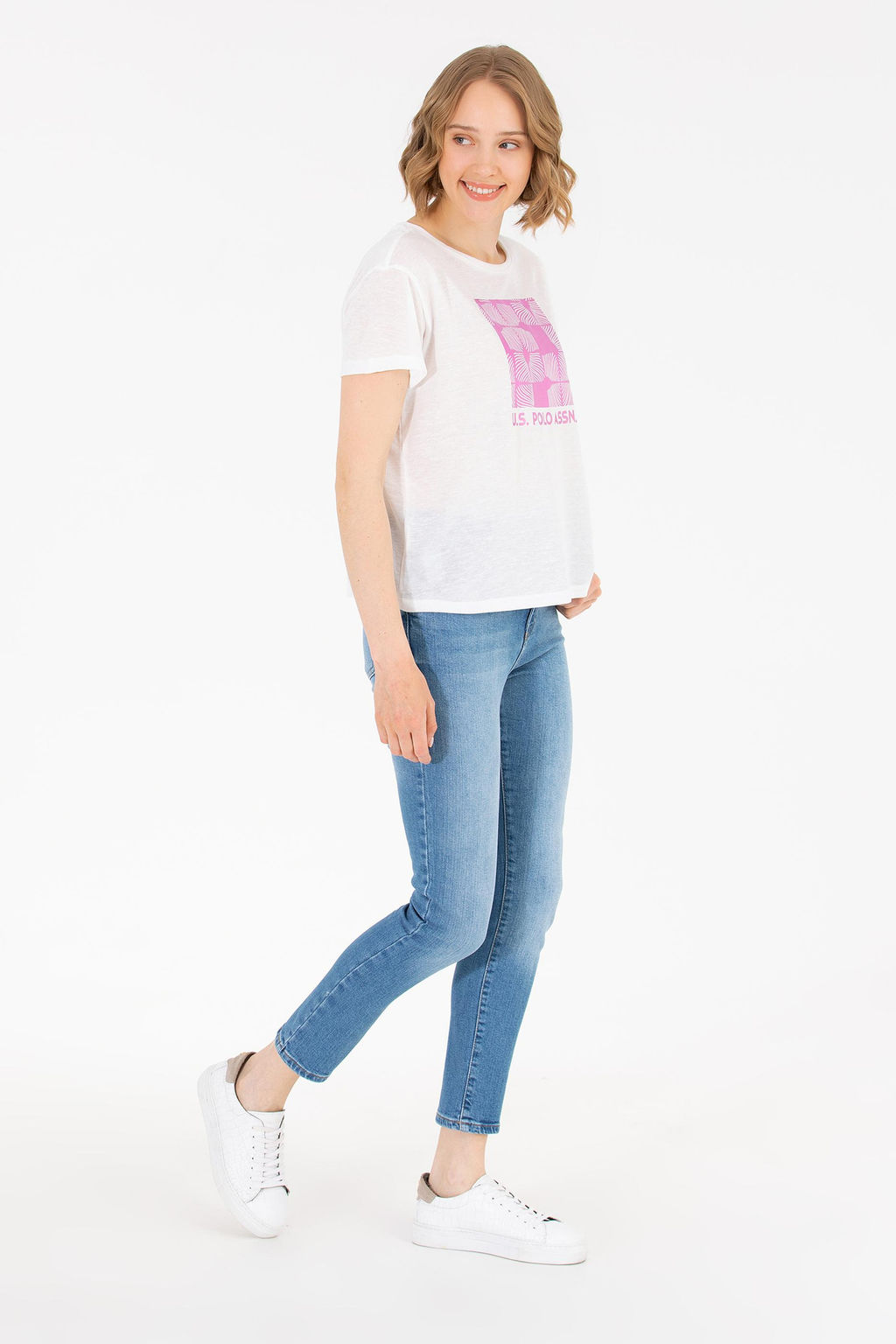 Женские синие джинсовые брюки - U.s. polo assn фото 3